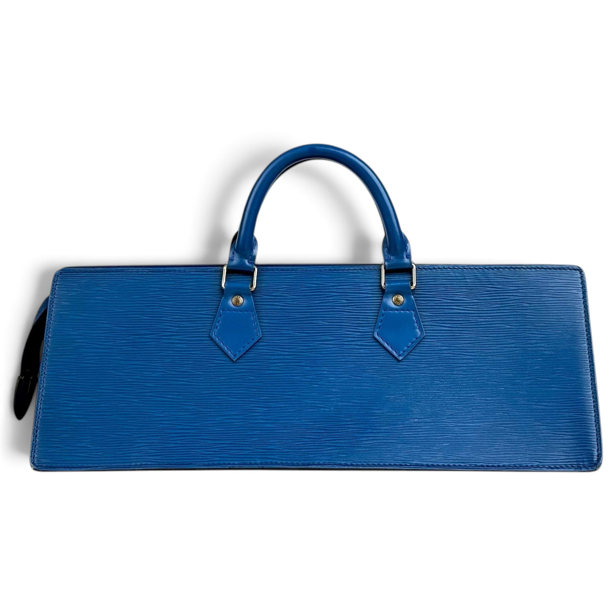 Triangle leather handbag