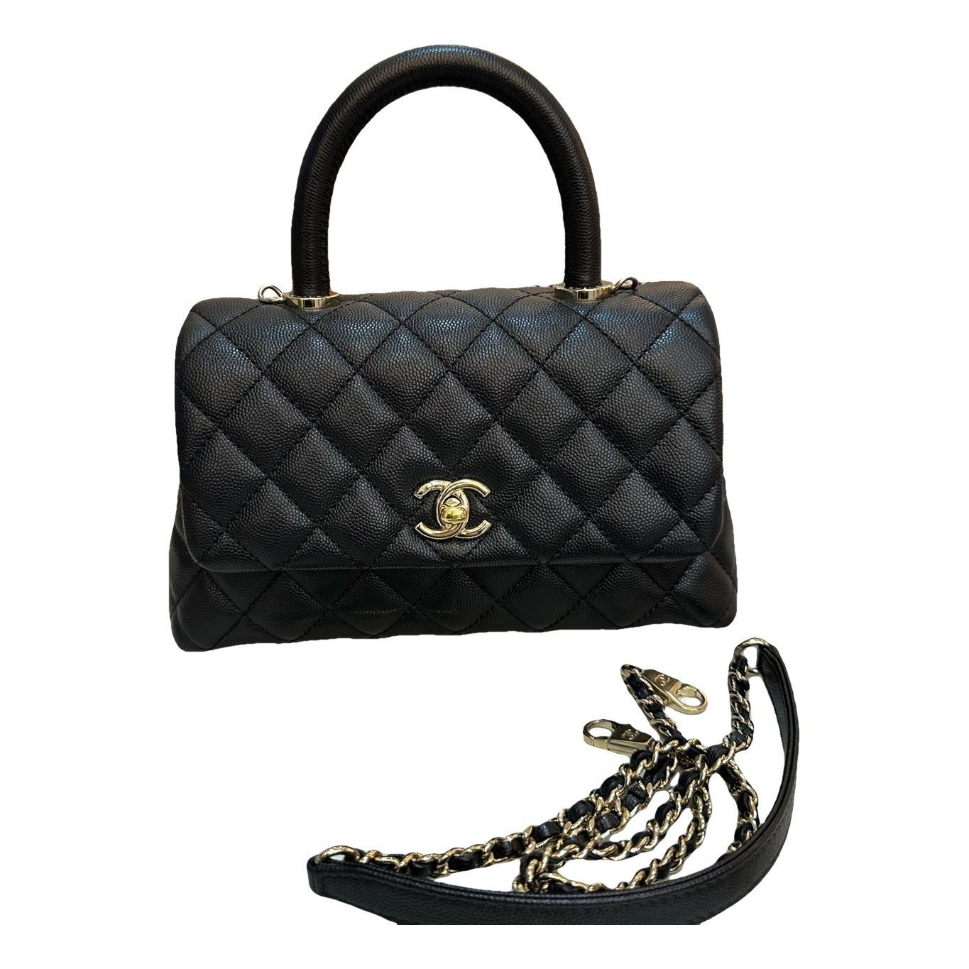Coco Handle leather handbag