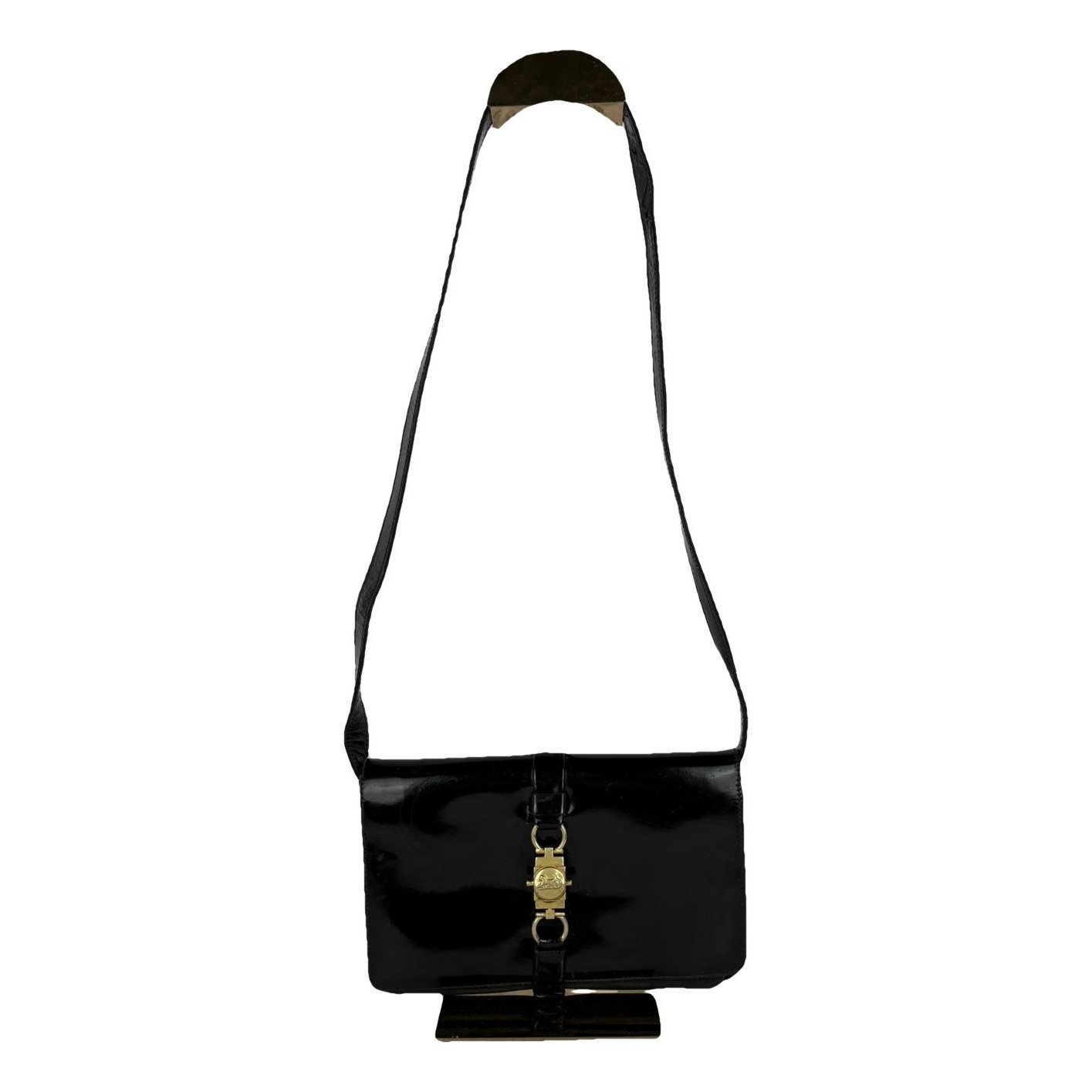 Patent leather handbag