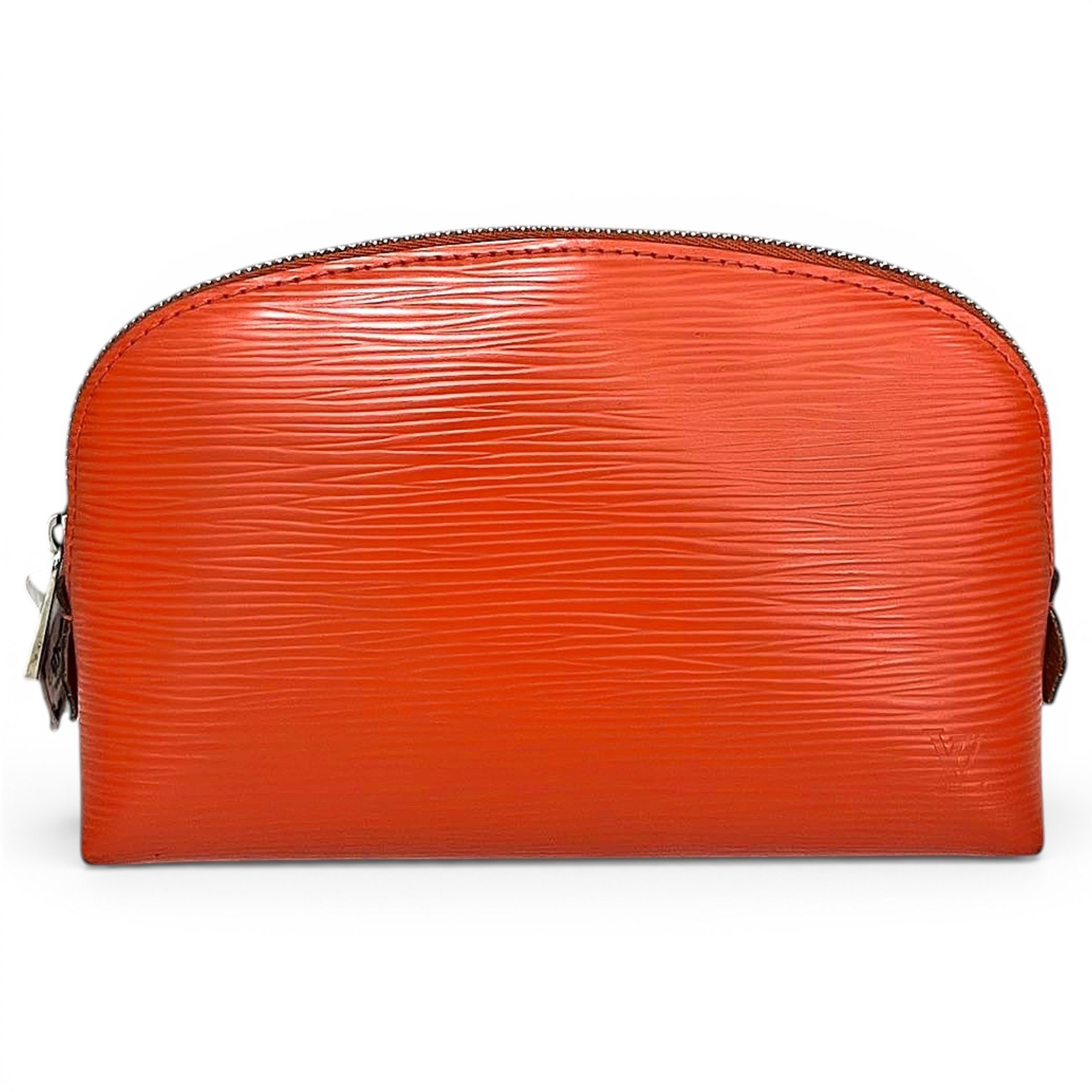 Leather clutch bag
