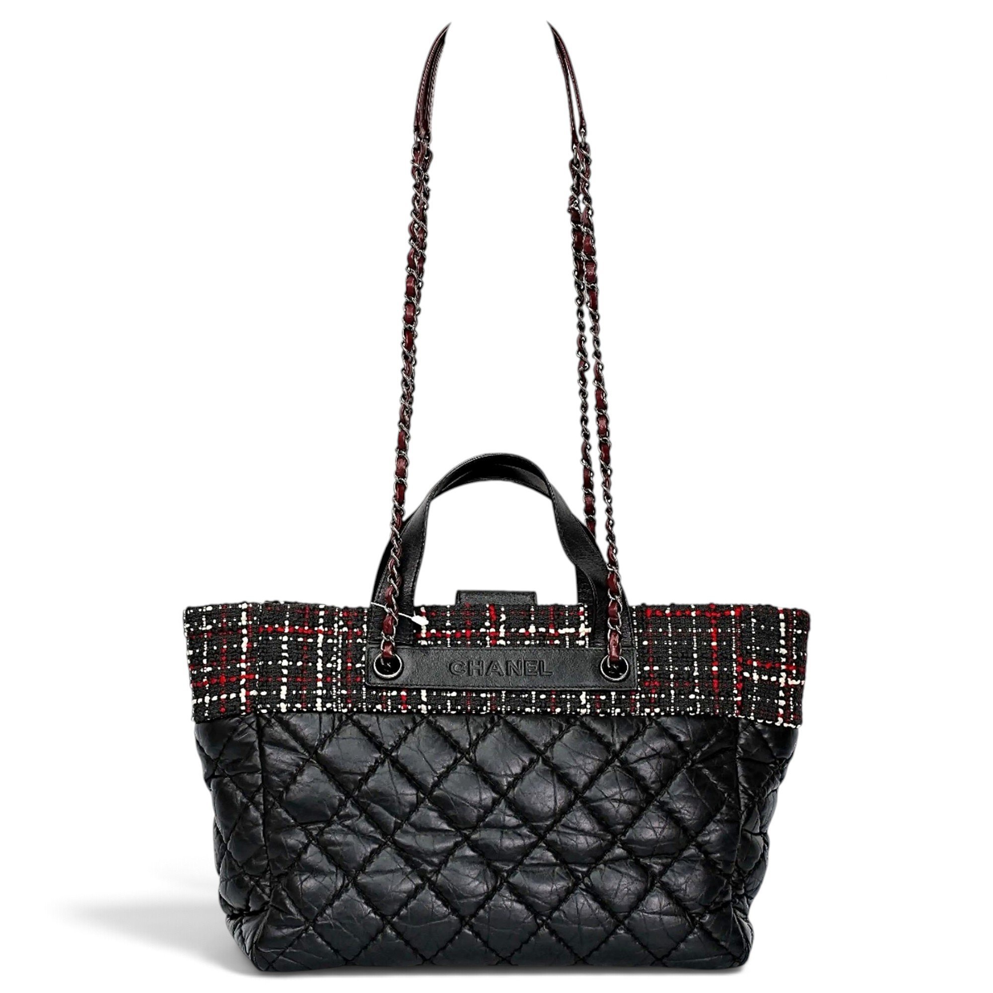 Up In The Air leather tote