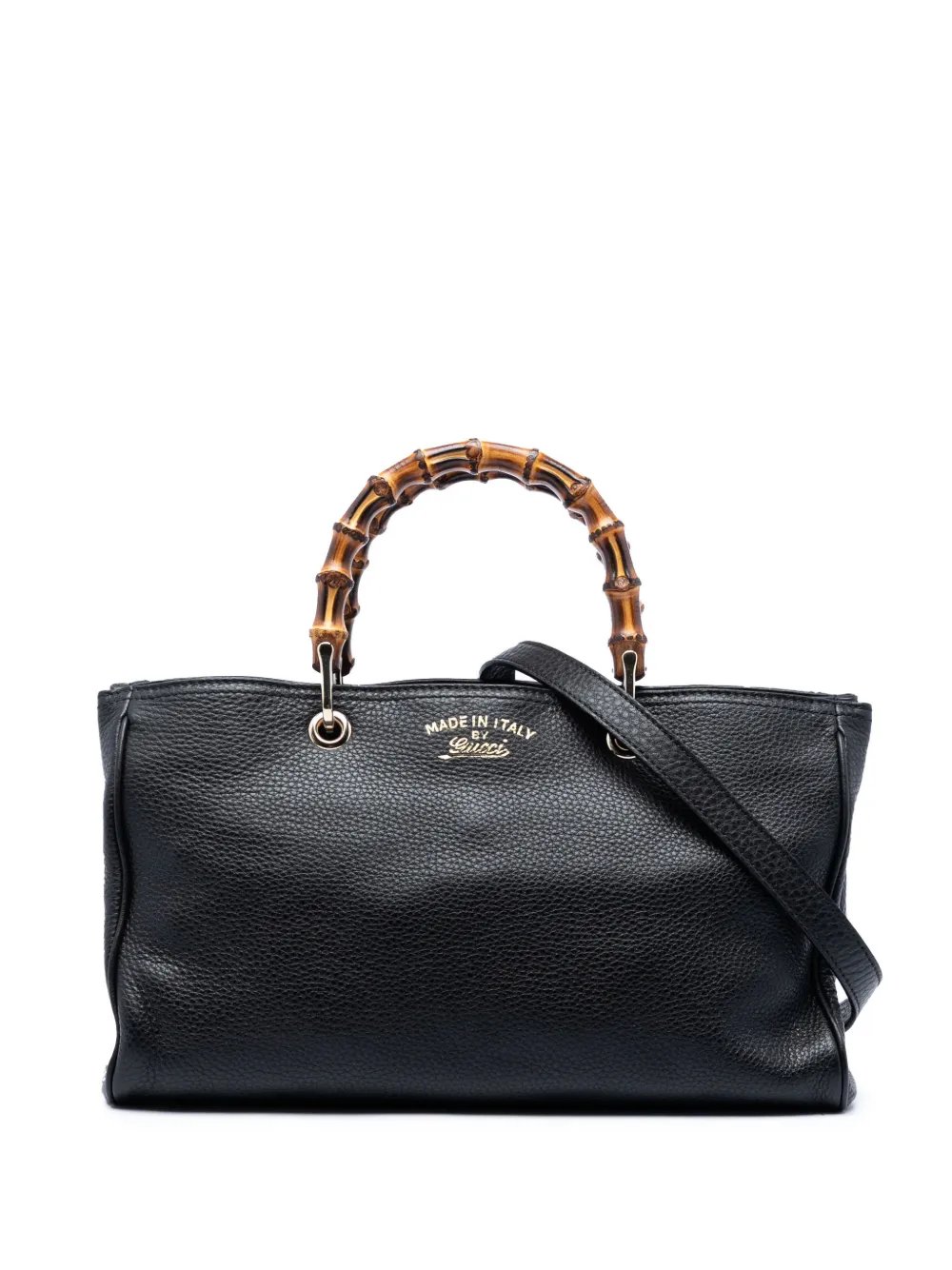 2016-2026 Medium Calfskin Bamboo Shopper satchel