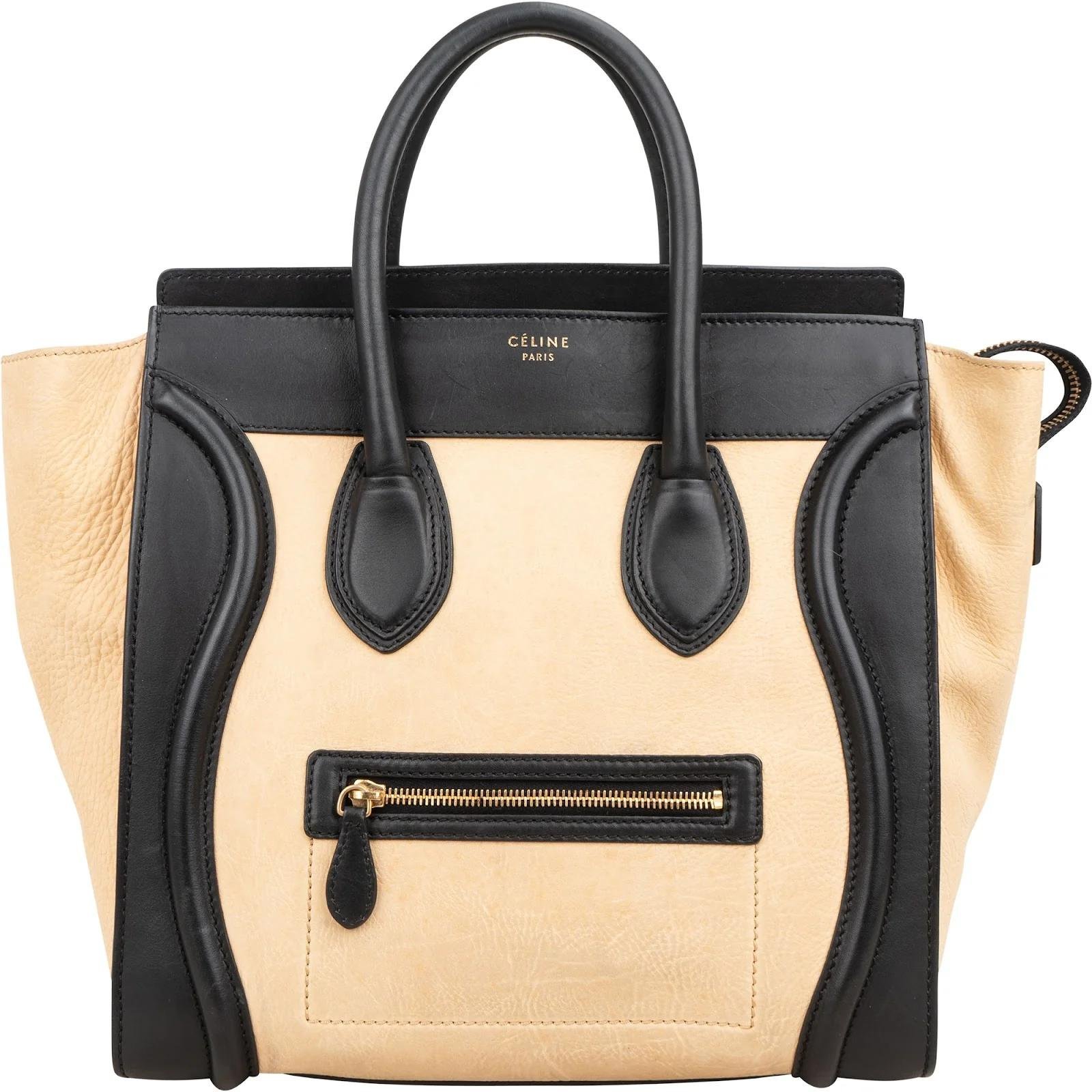 Celine Luggage leather handbag