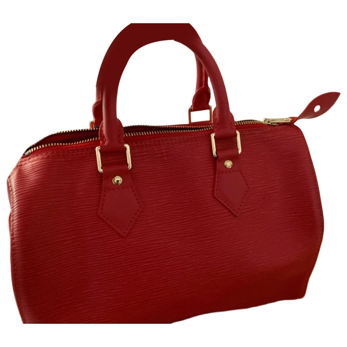 Speedy leather handbag