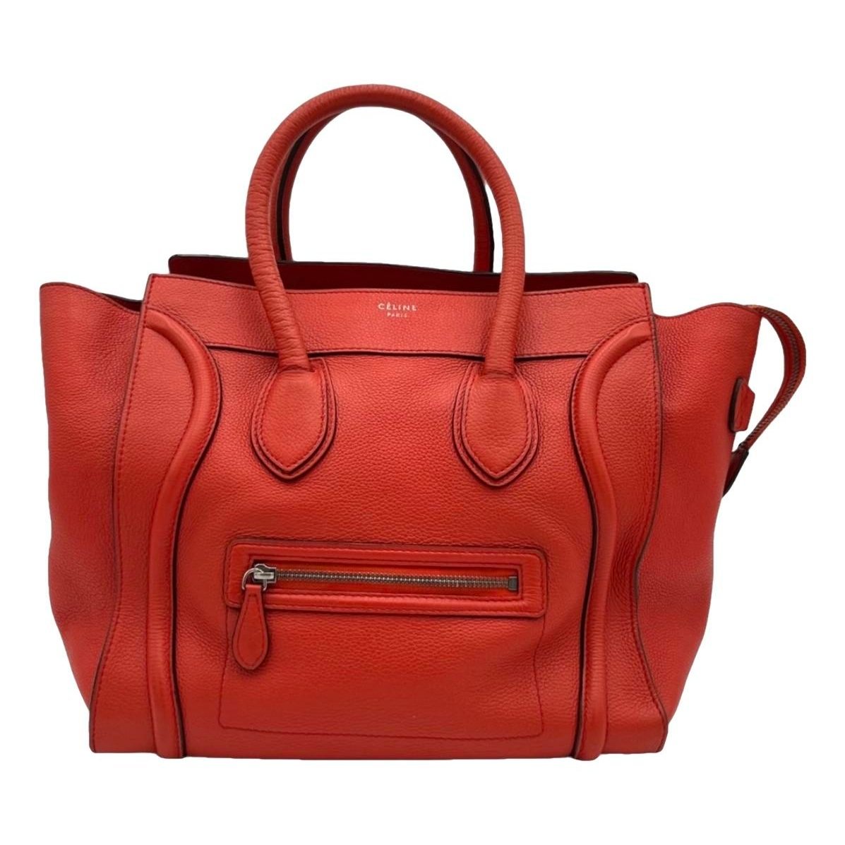 Luggage leather handbag