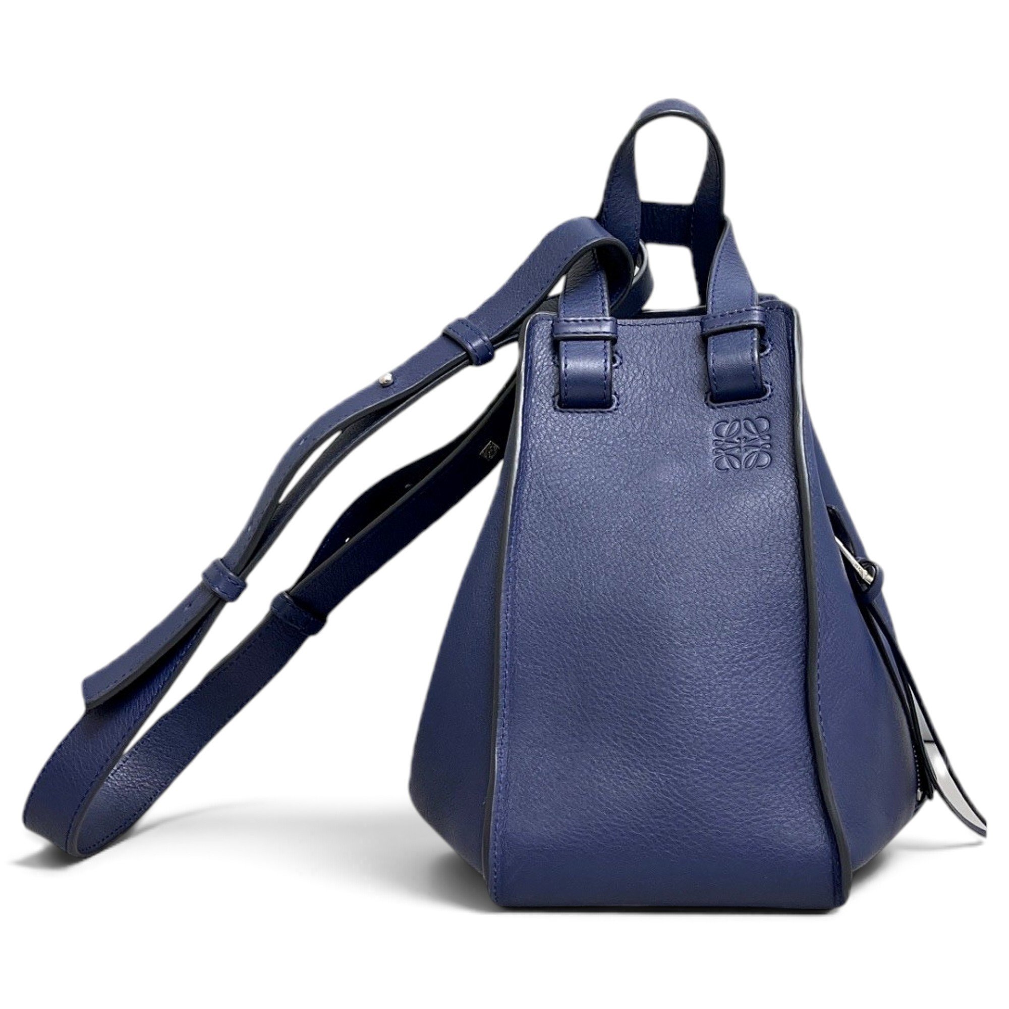 Hammock leather handbag