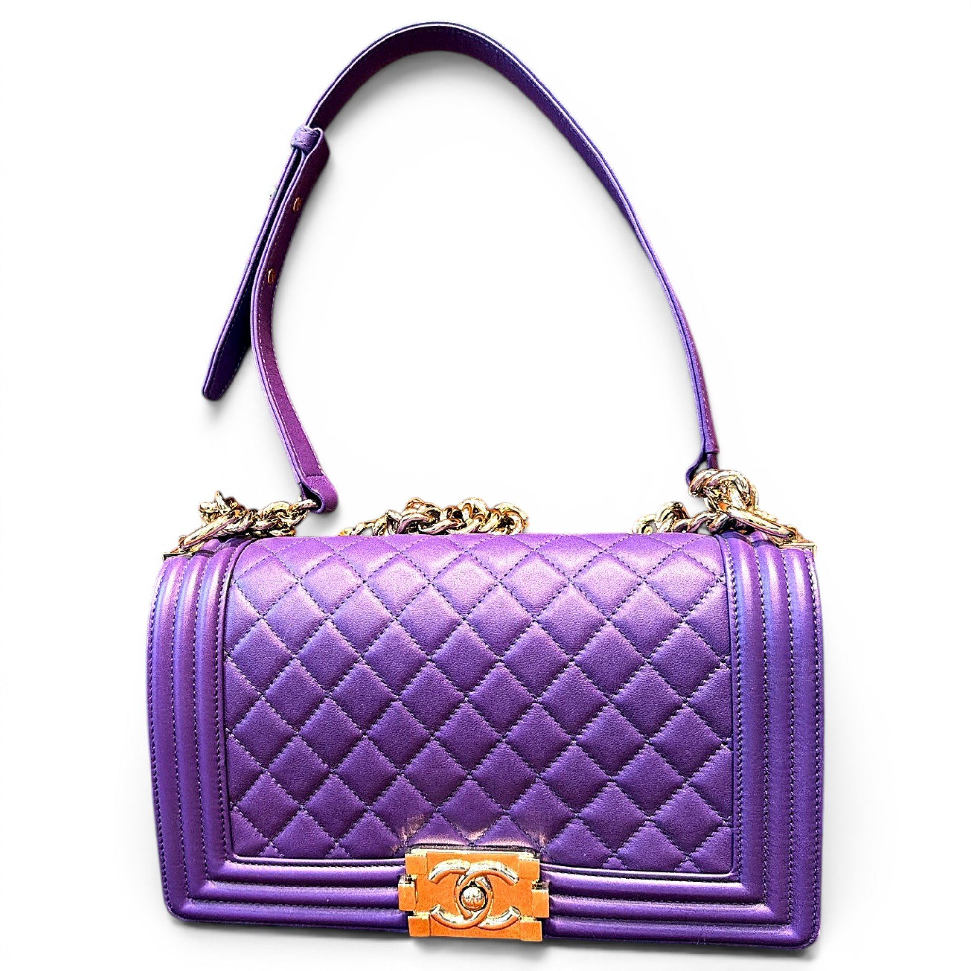 Boy leather crossbody bag