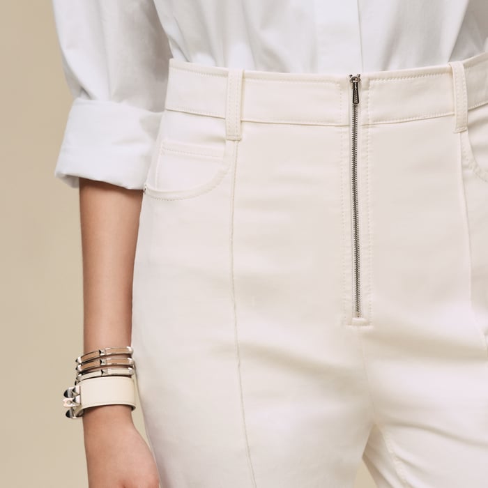 Blanc Naturel Straight Leg Pants