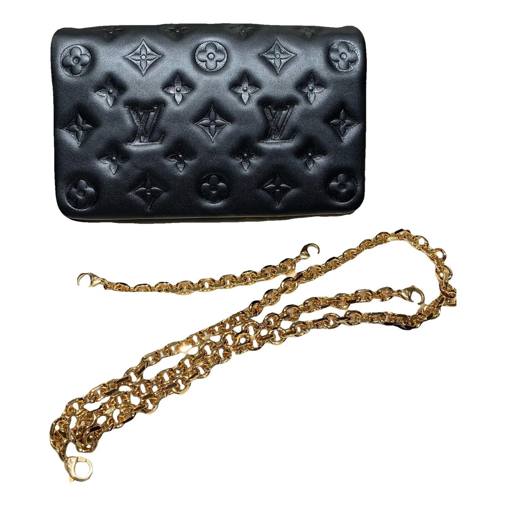 Coussin Flap leather handbag