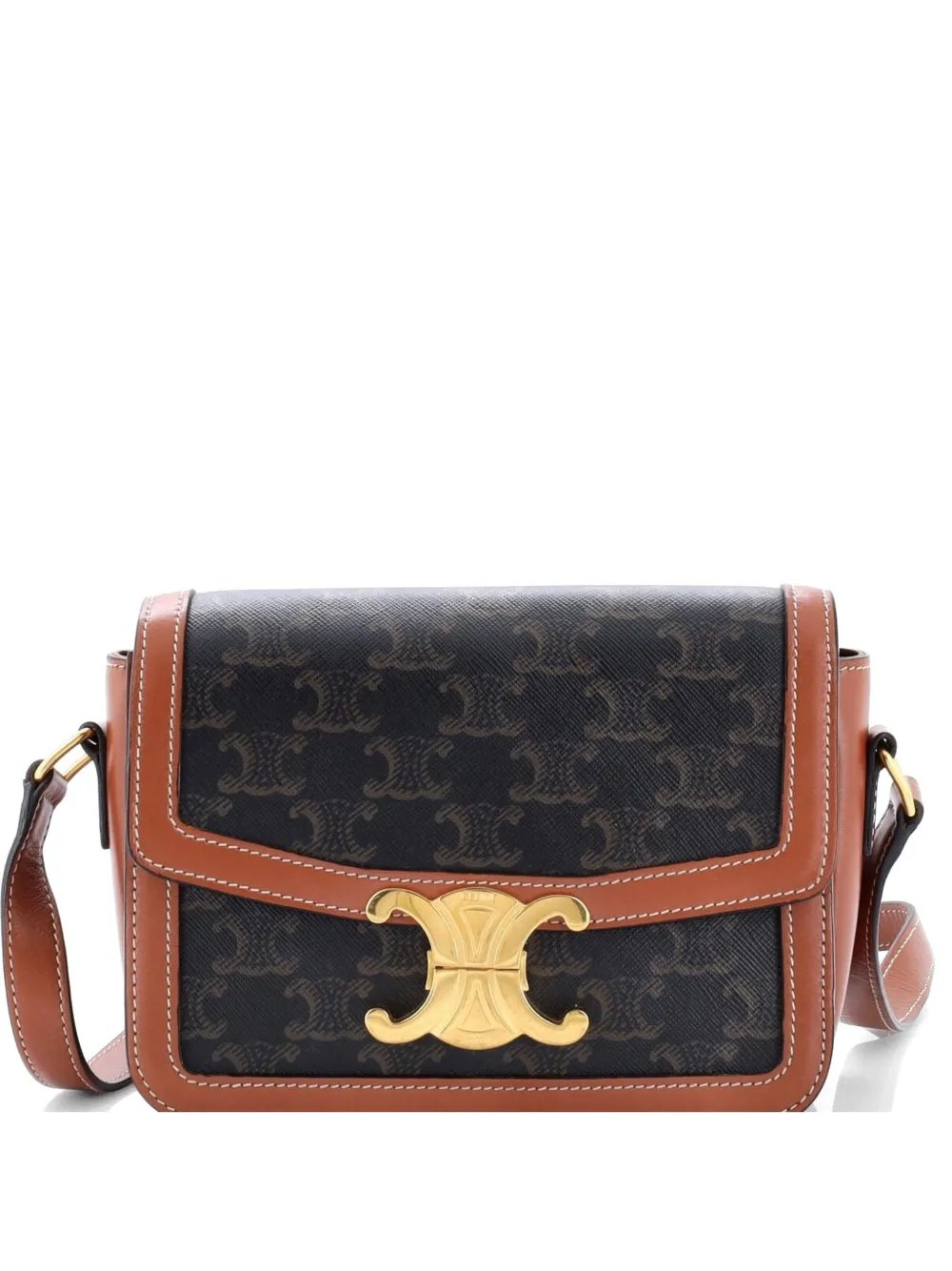 Triomphe Triomphe Coated Canvas Teen shoulder bag