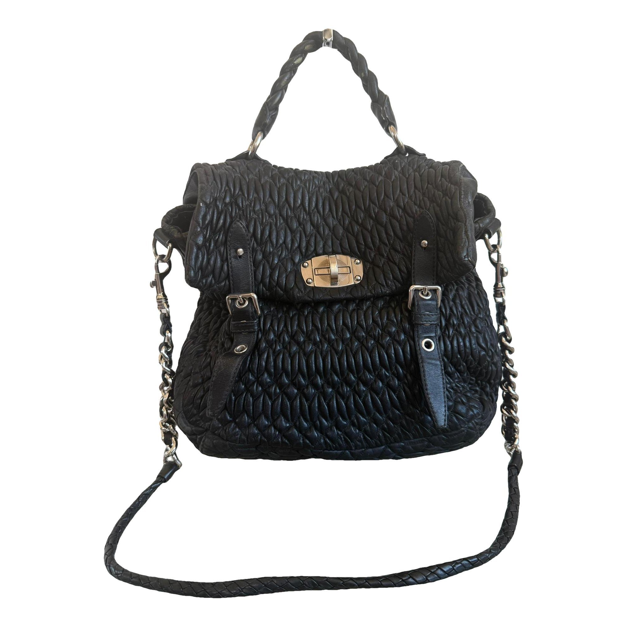 Leather handbag