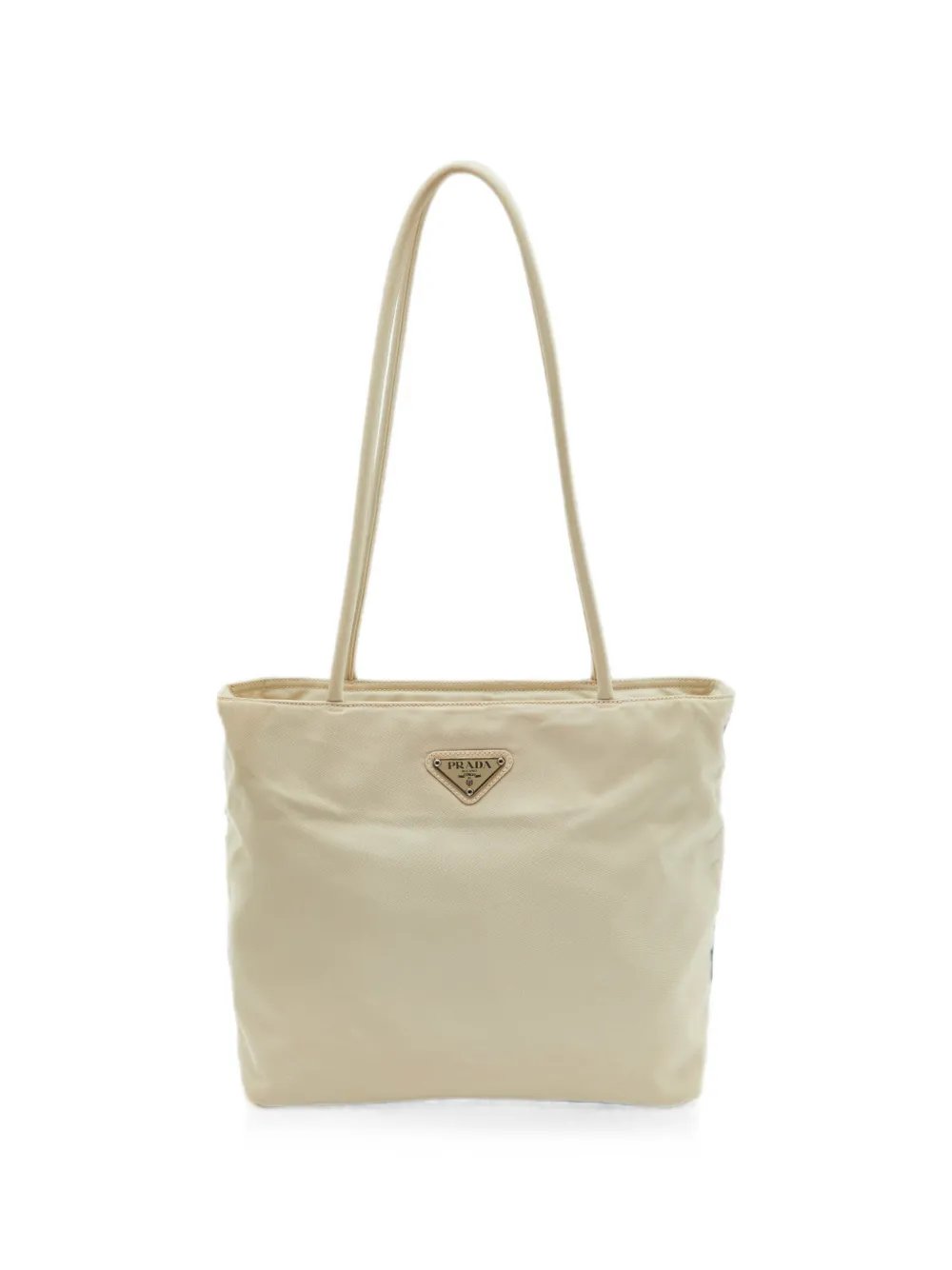 logo-plaque shopper tote bag