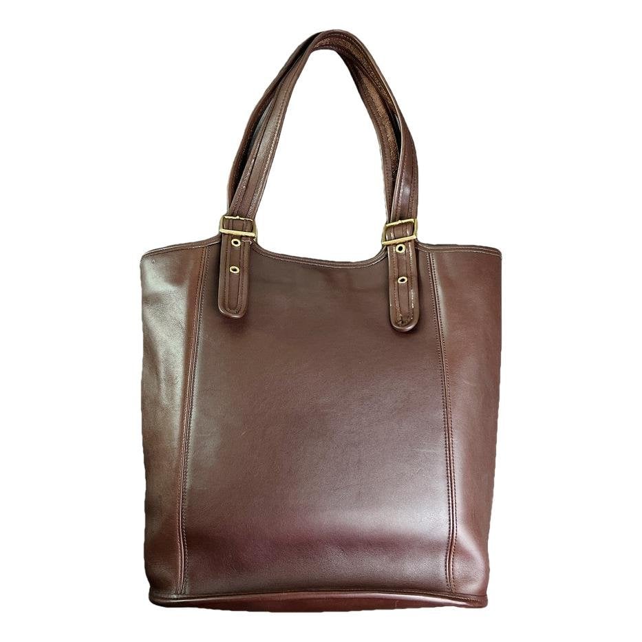 Signature Sufflette leather tote