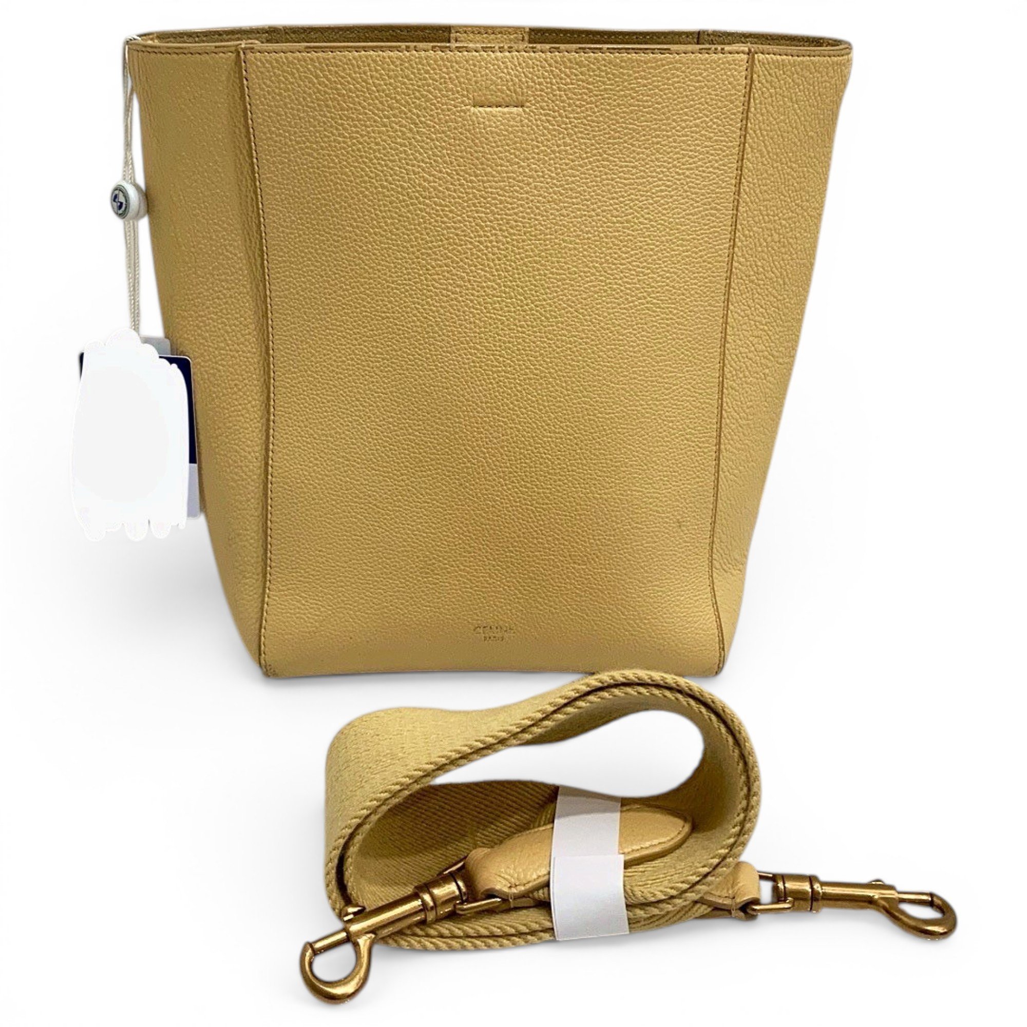 Seau Sangle leather handbag