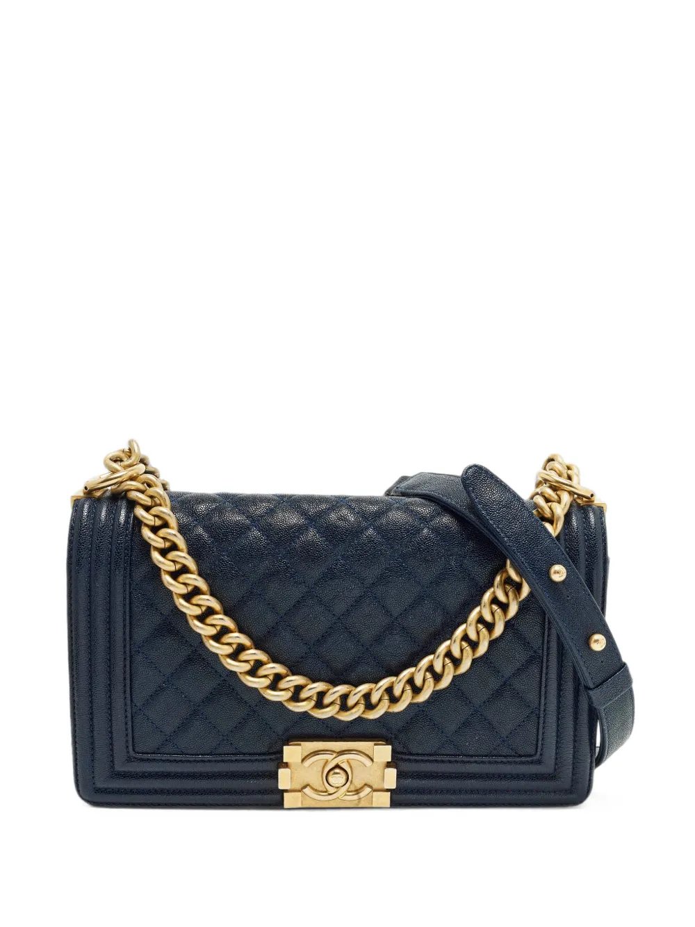 Boy quilted shoulder bag