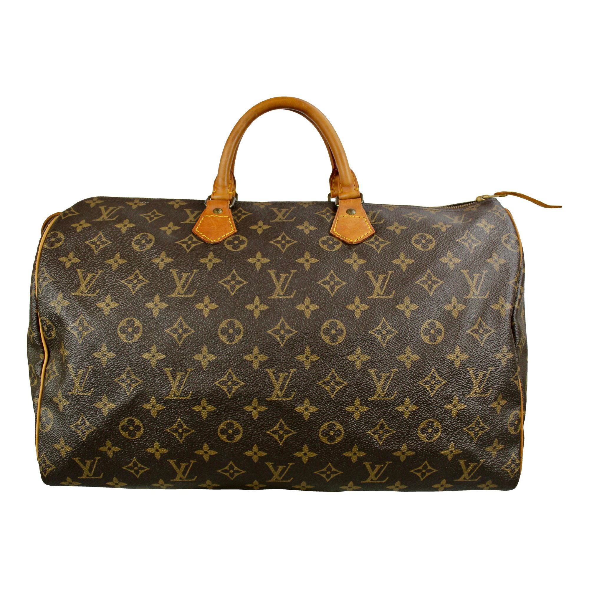 Speedy leather handbag