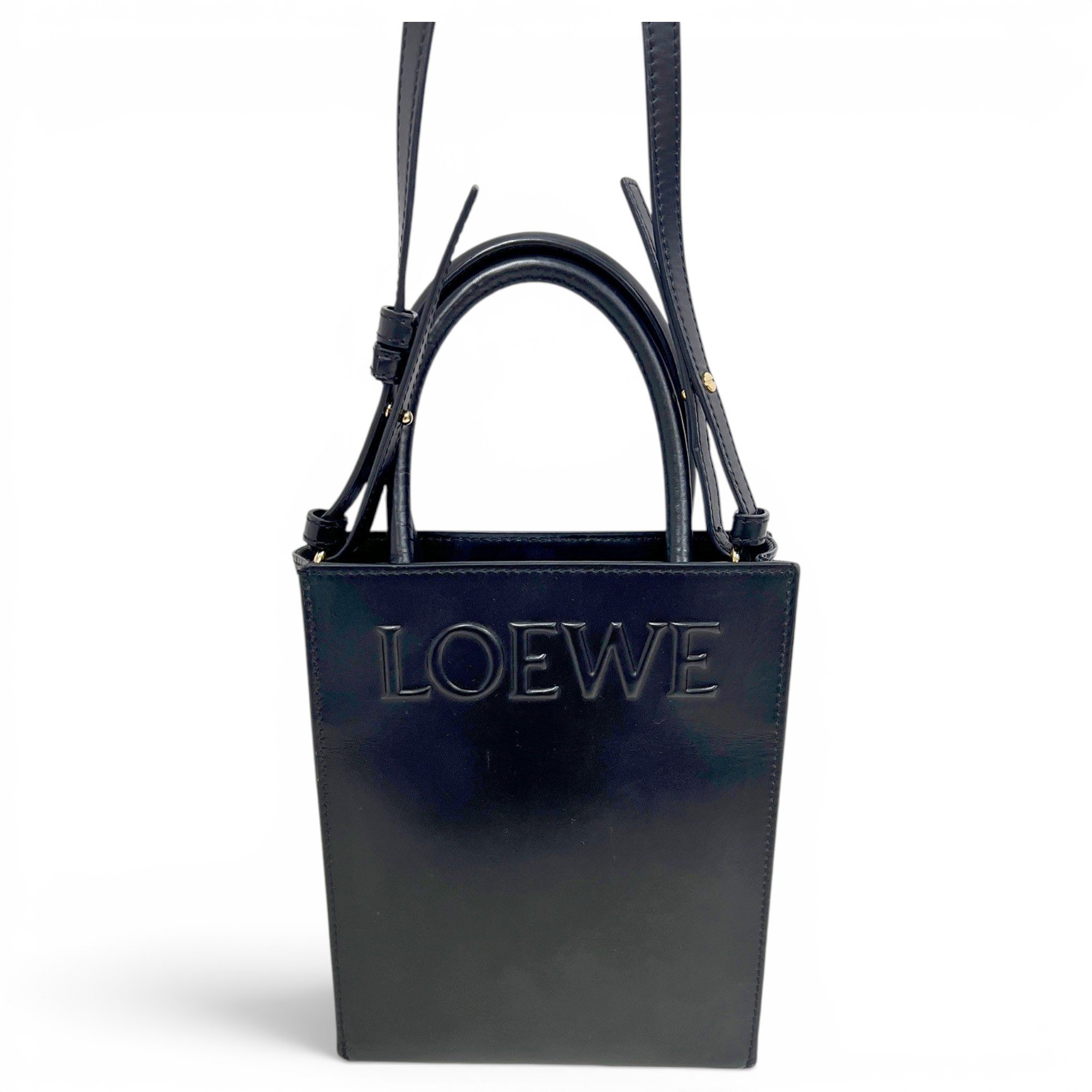 A5 leather crossbody bag