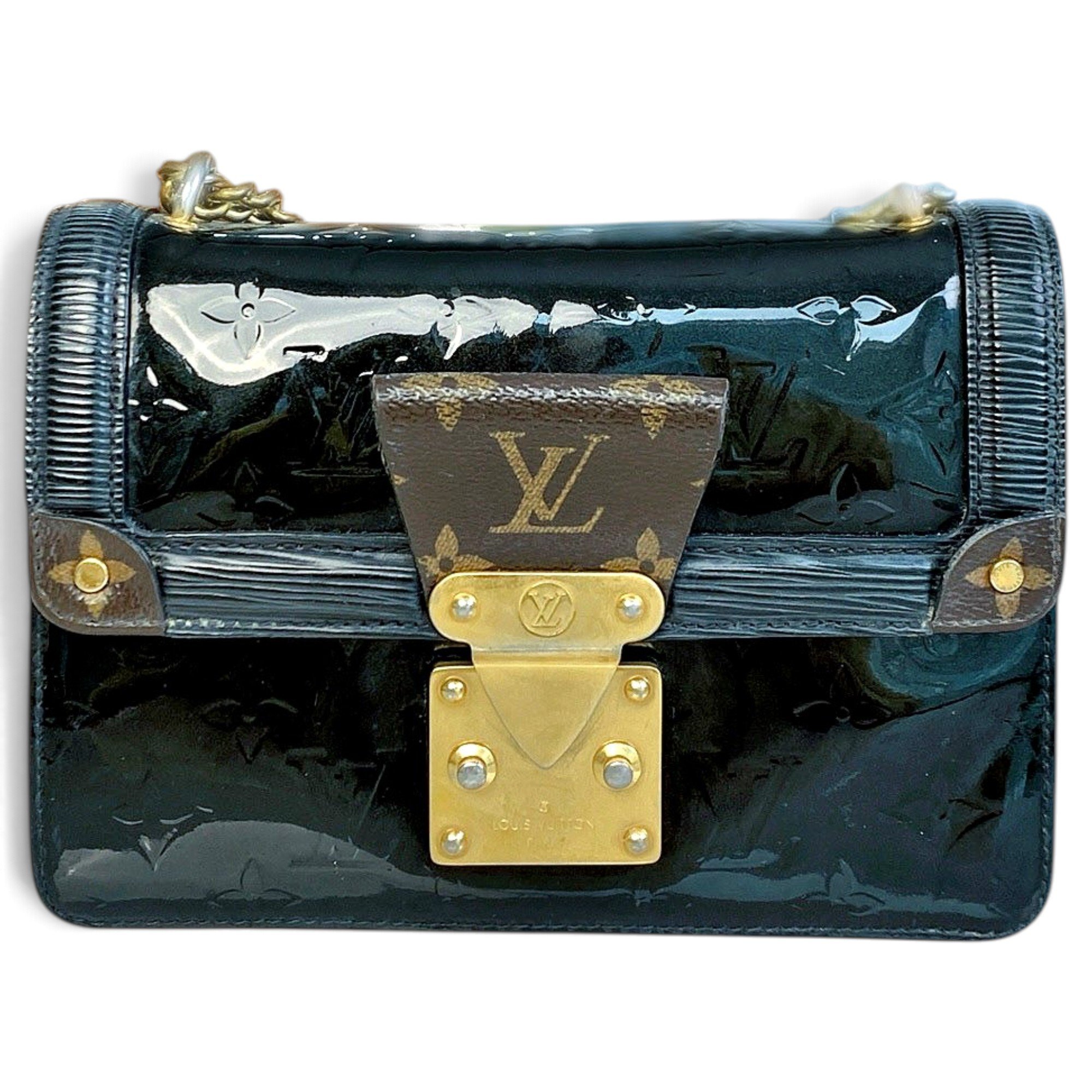 LV Wynwood patent leather crossbody bag