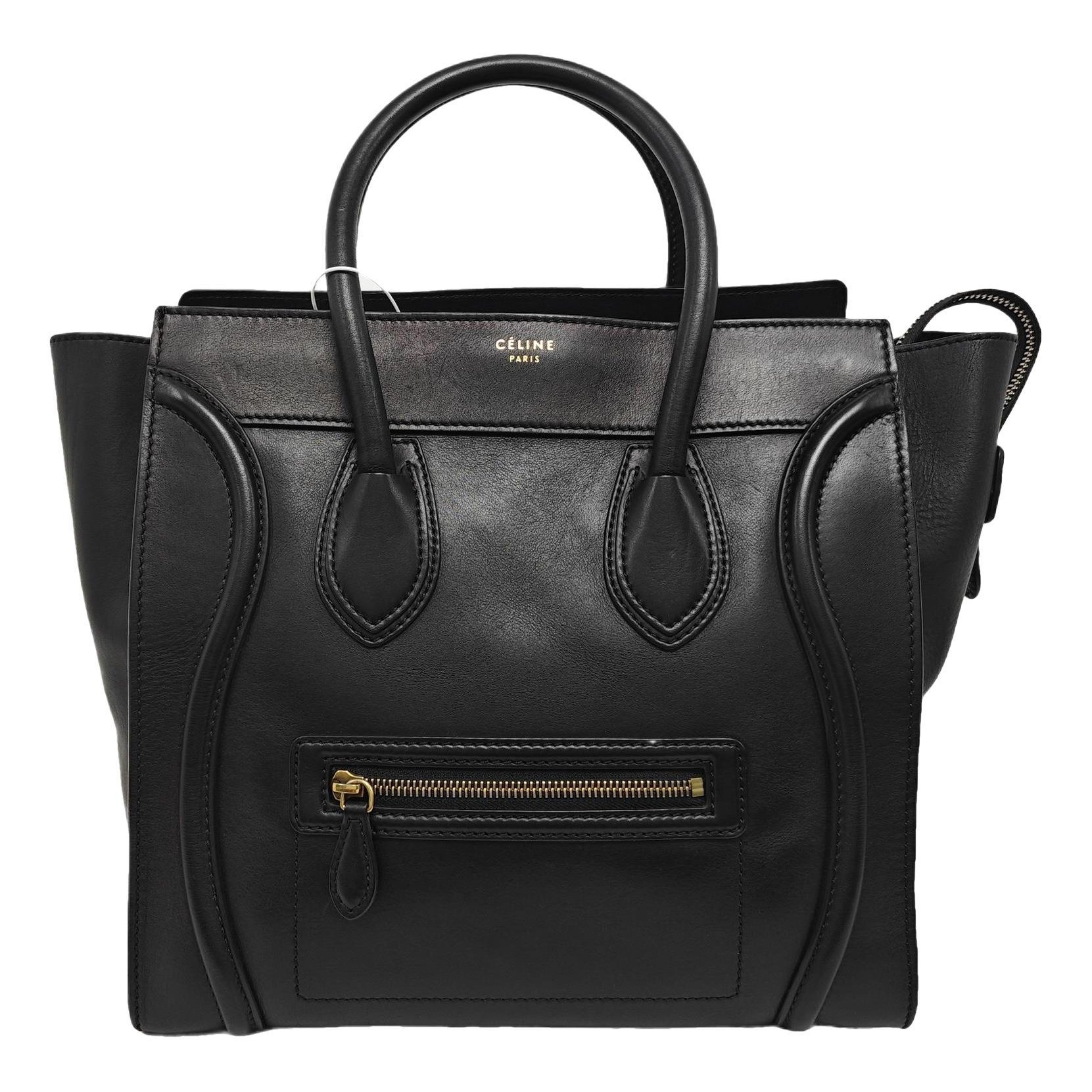 Luggage leather tote