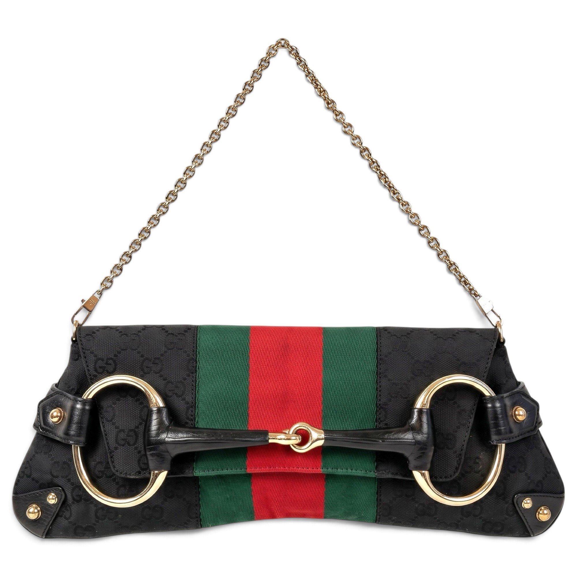 Horsebit 1955 Chain cloth handbag