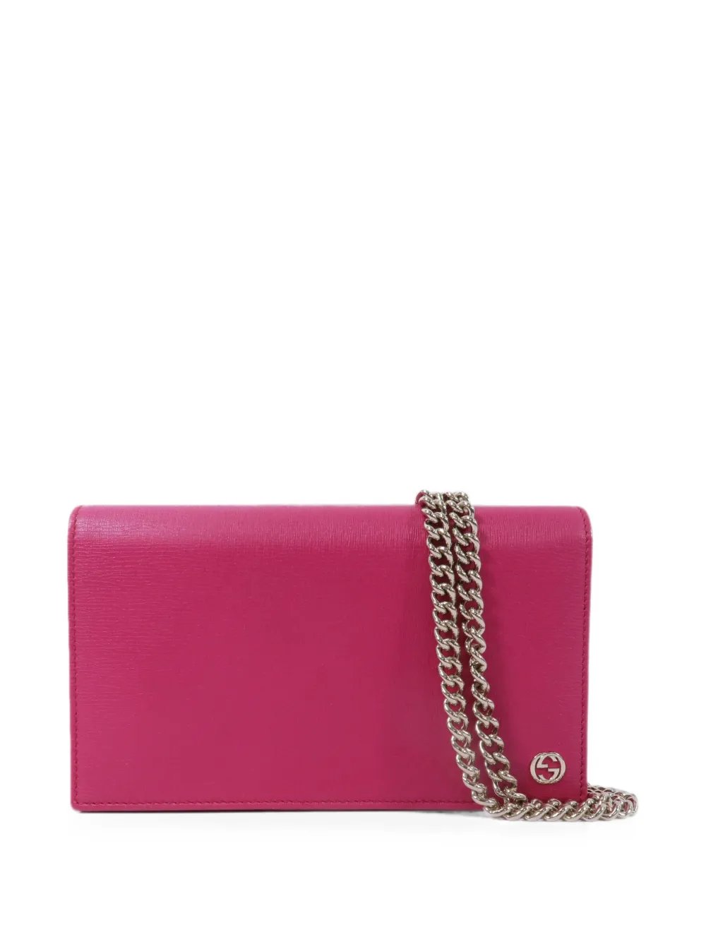 Wallet on Chain calfskin shoulder bag