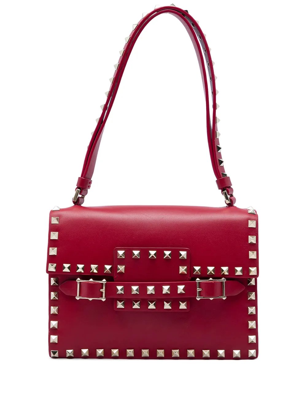 2000-2017 Leather Rockstud Flap shoulder bag