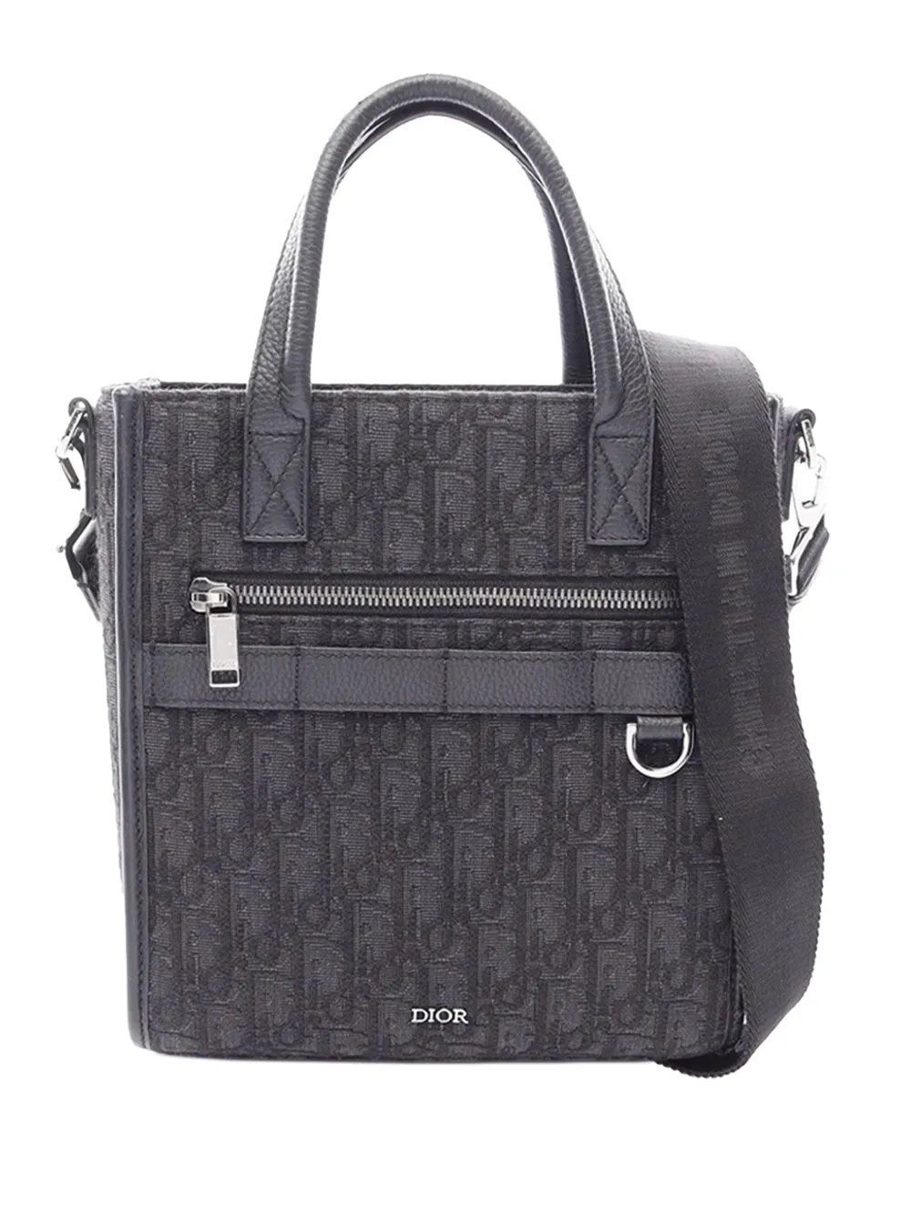 2010-2026 Mini Oblique Canvas Safari North-South Tote satchel