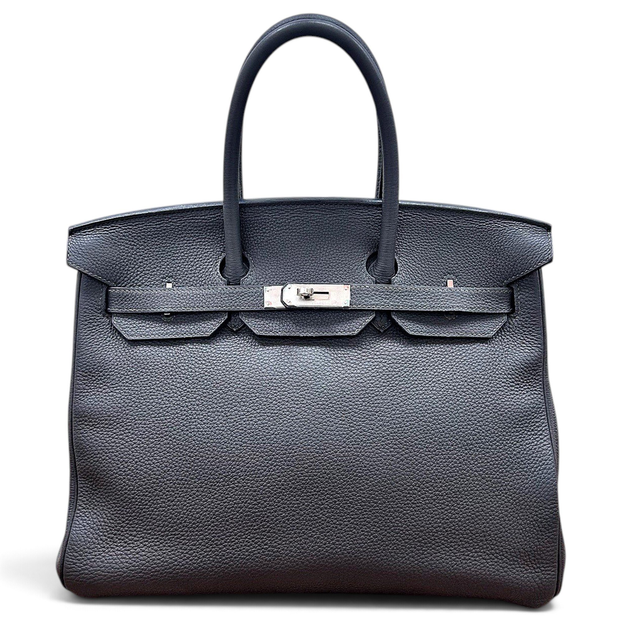 Birkin 35 leather crossbody bag