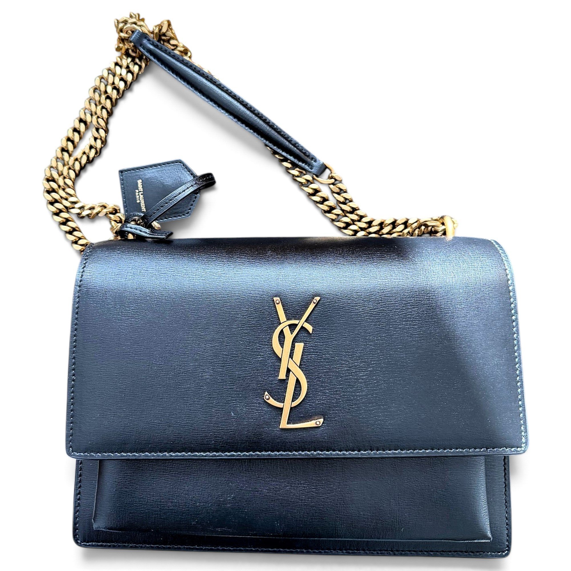 Sunset leather crossbody bag