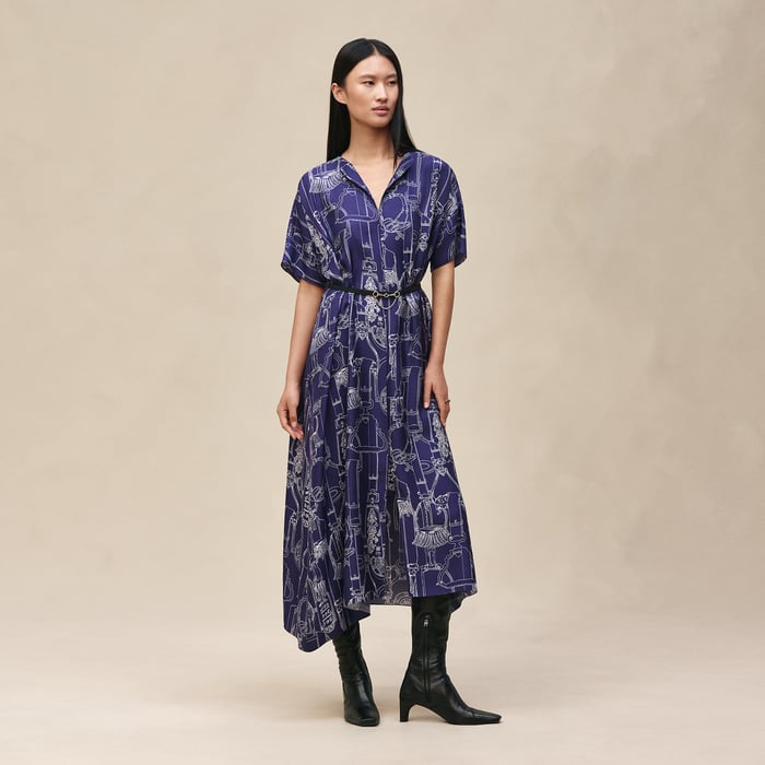 Bleu Abysse "Etriers Remix" Classic Caftan