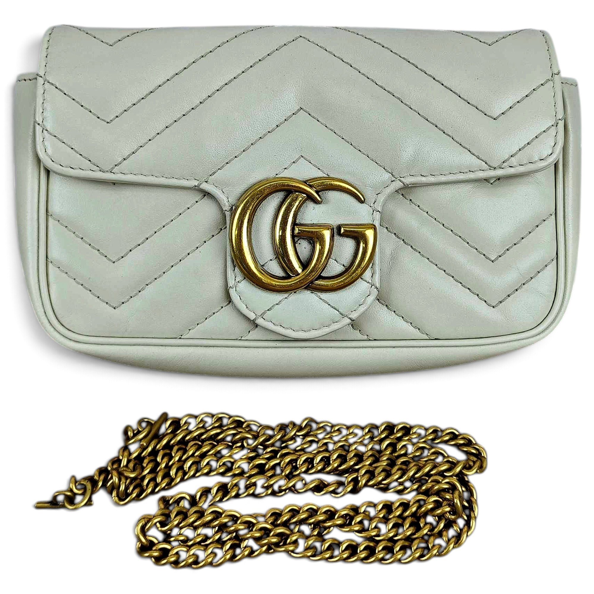 GG Marmont Flap leather handbag