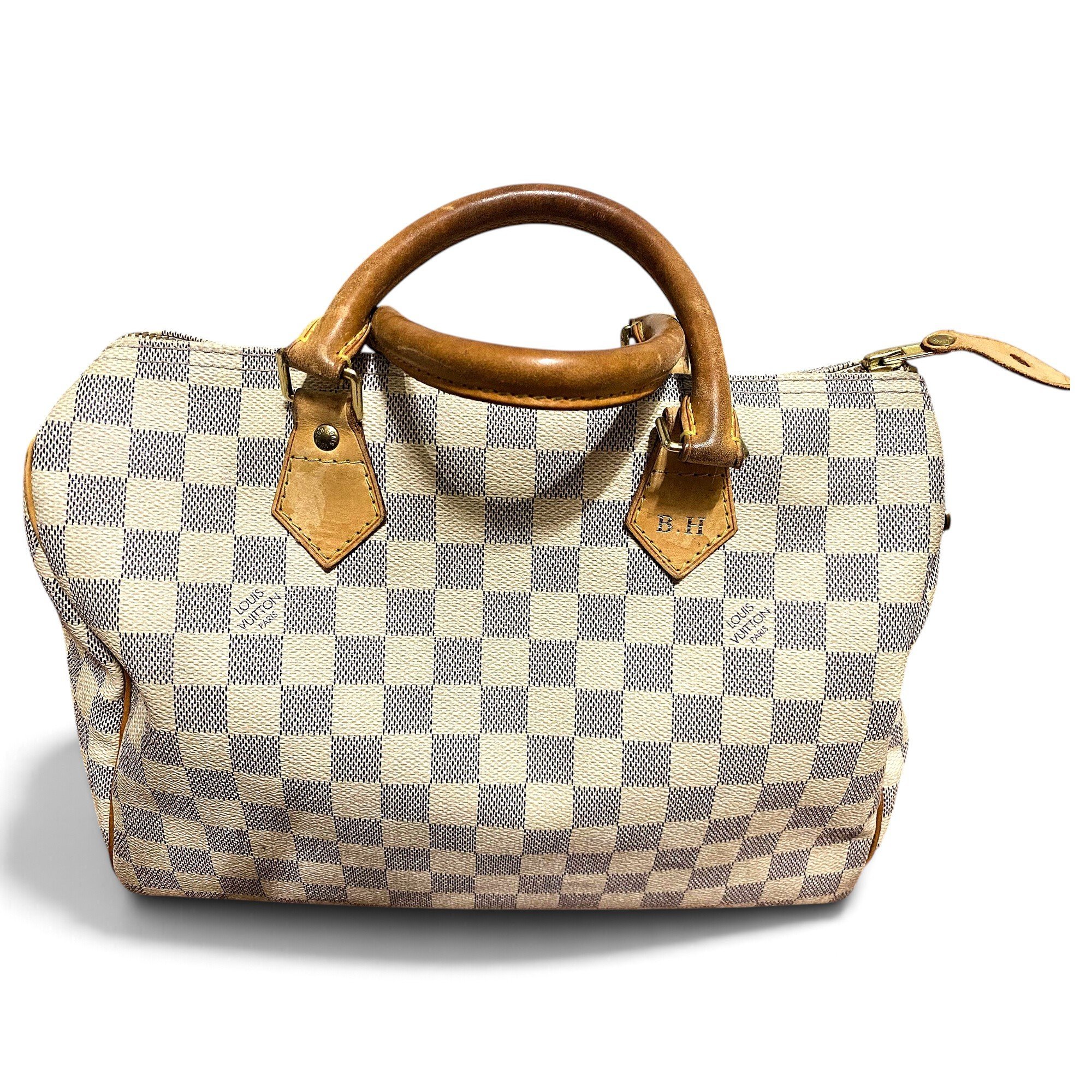 Speedy leather handbag