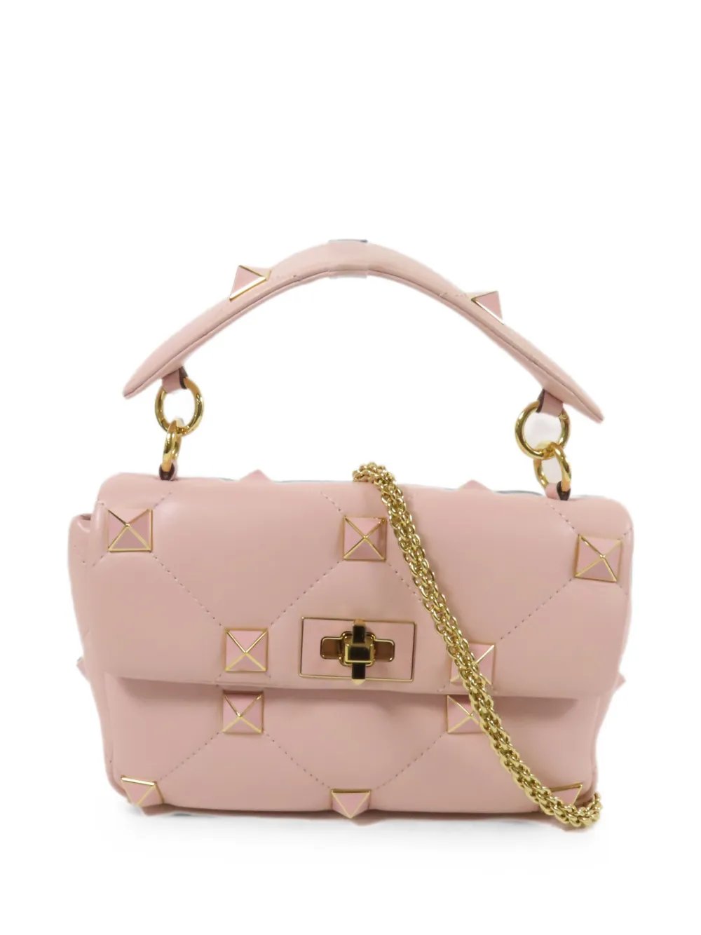 Rockstud quilted shoulder bag