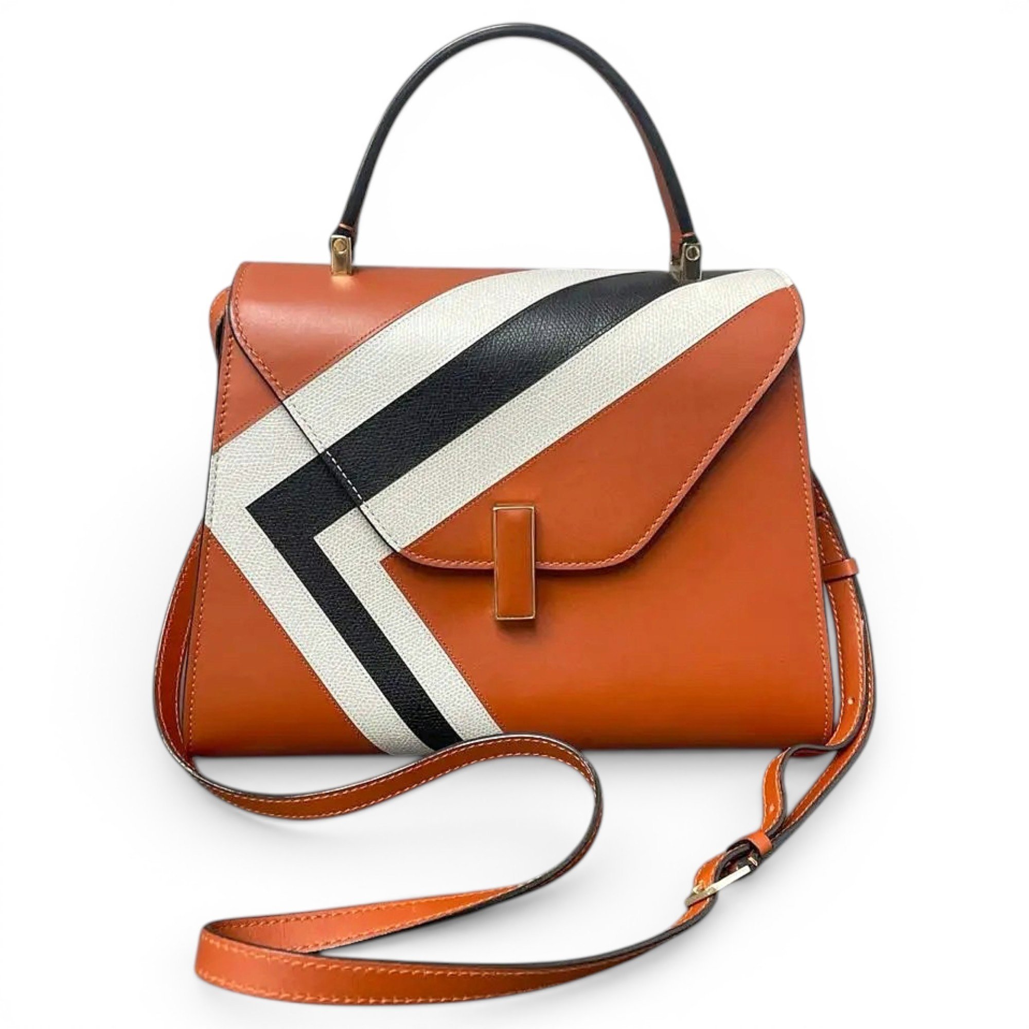Valextra Iside leather crossbody bag