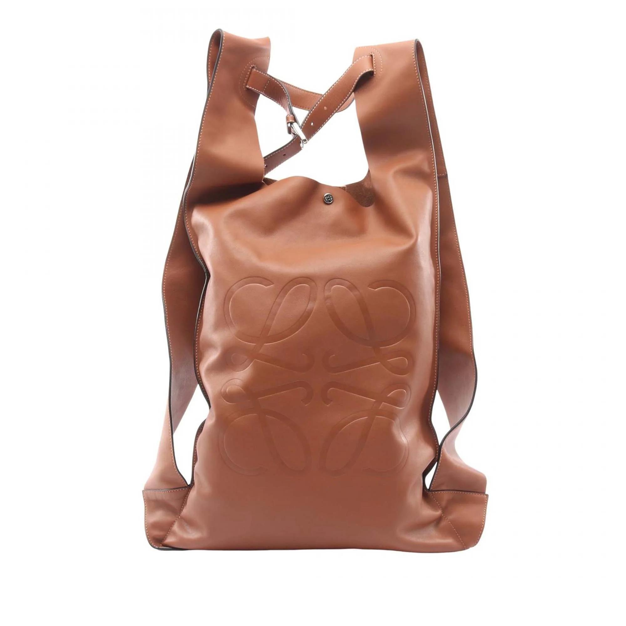 Anagram pony-style calfskin handbag
