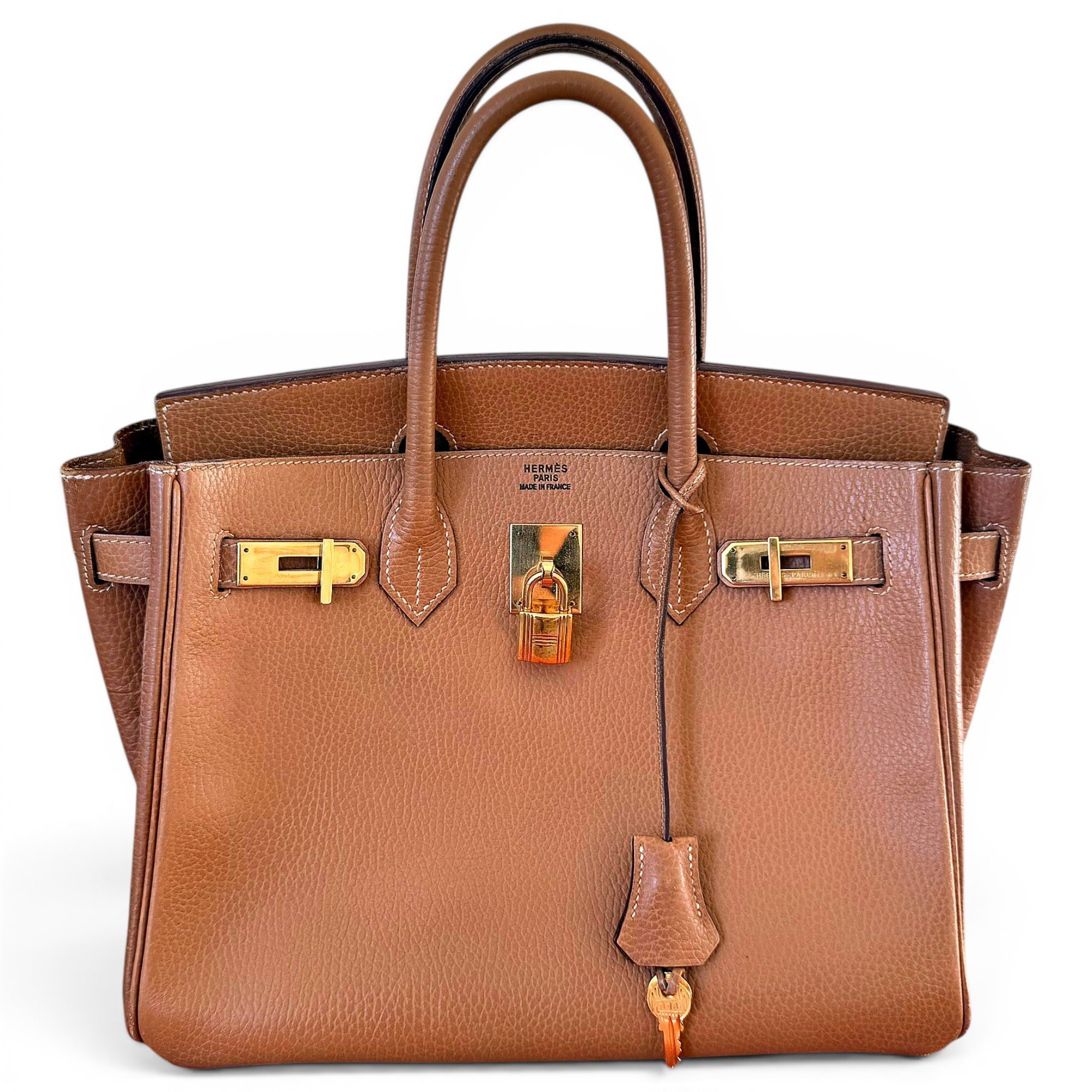 Birkin 30 leather handbag