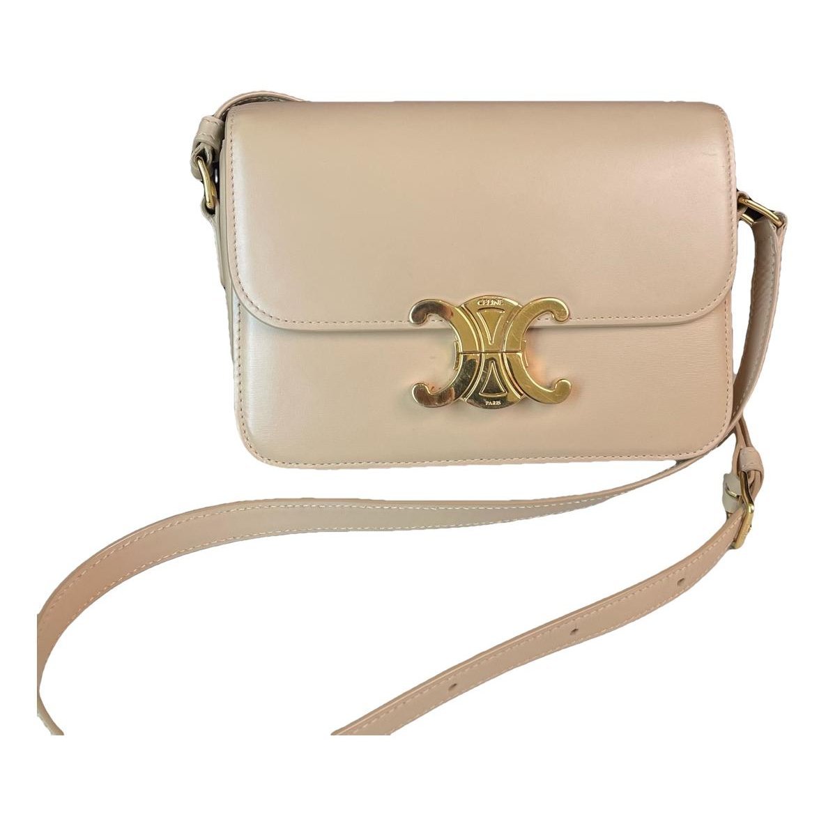 Triomphe leather handbag