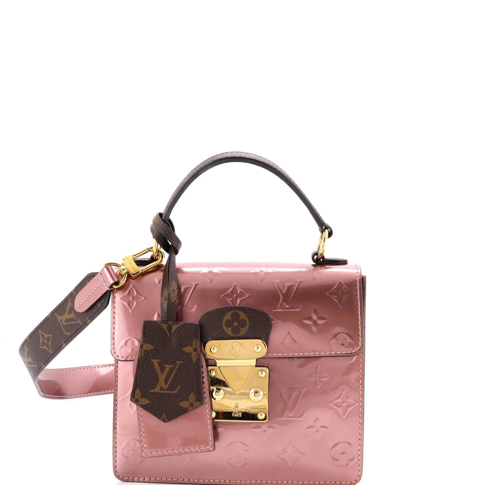 Patent leather handbag