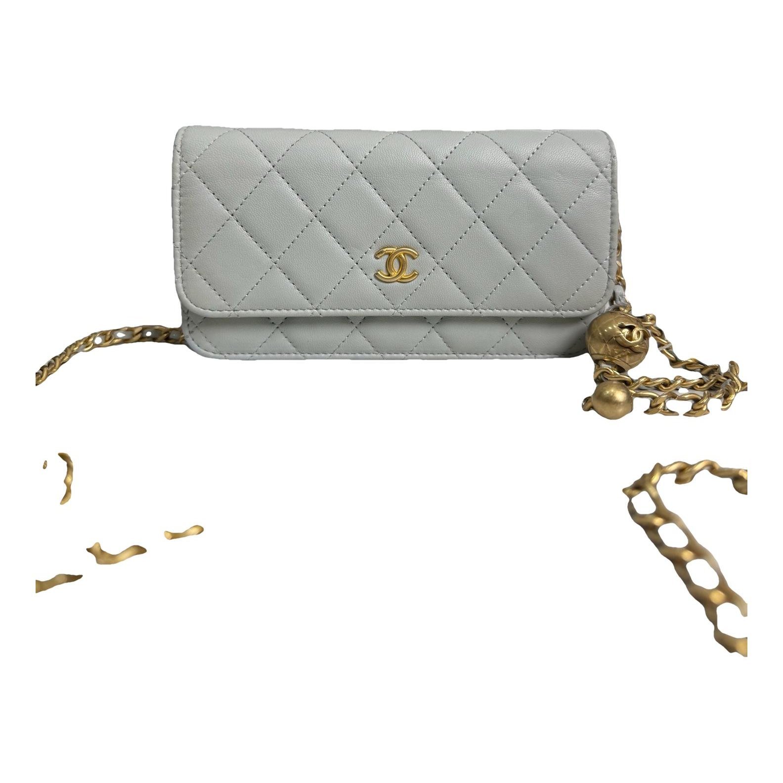 Wallet On Chain Timeless/Classique leather handbag