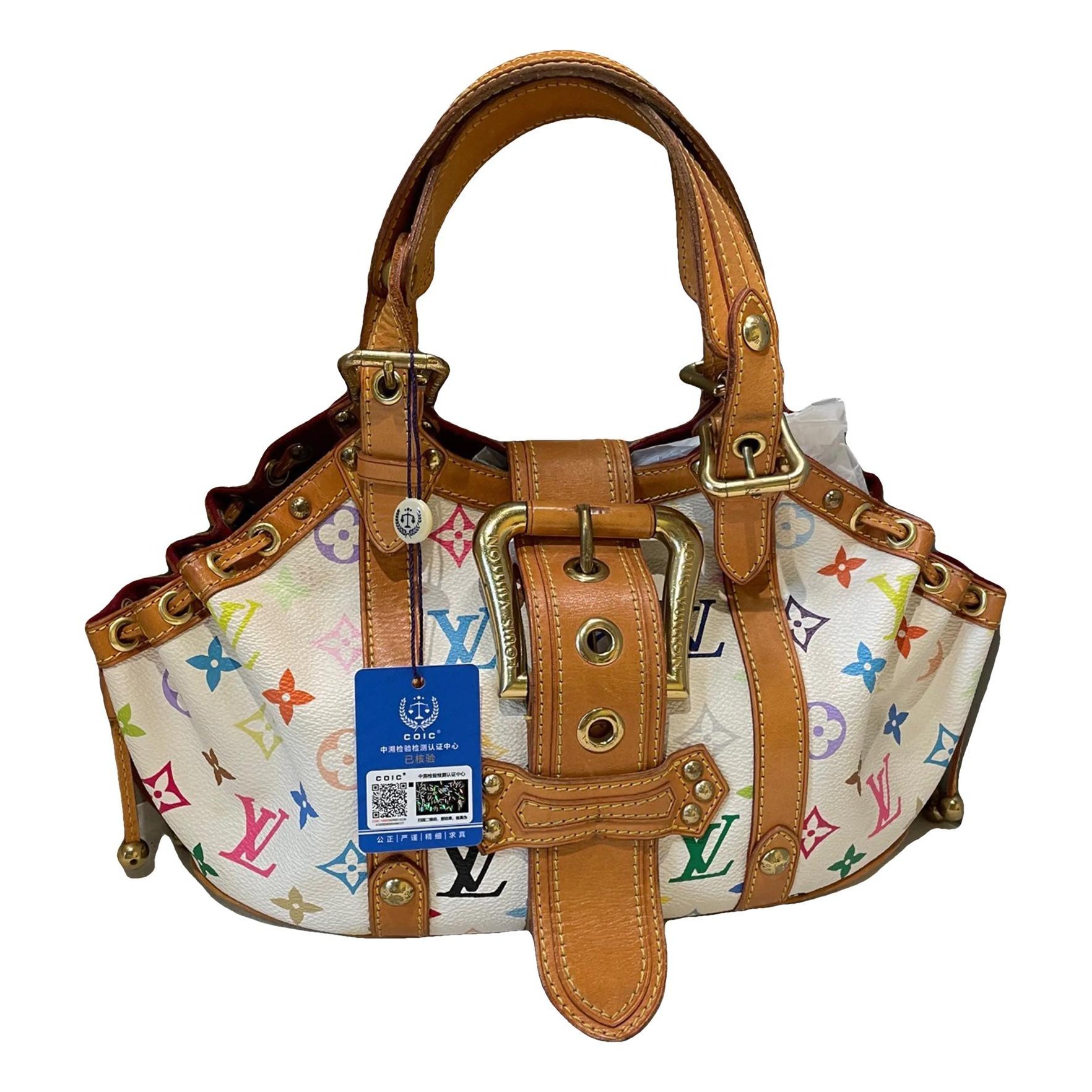 Vinyl handbag