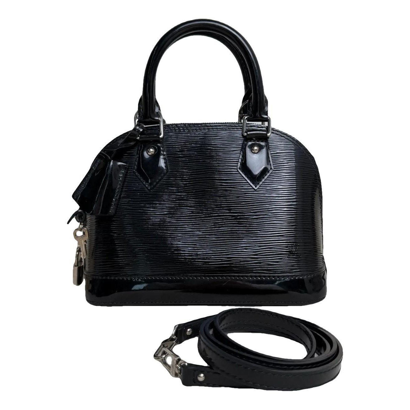 Alma BB patent leather handbag