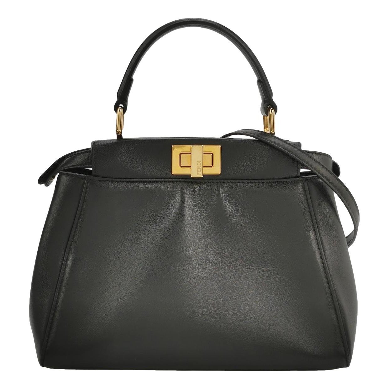 Peekaboo leather handbag