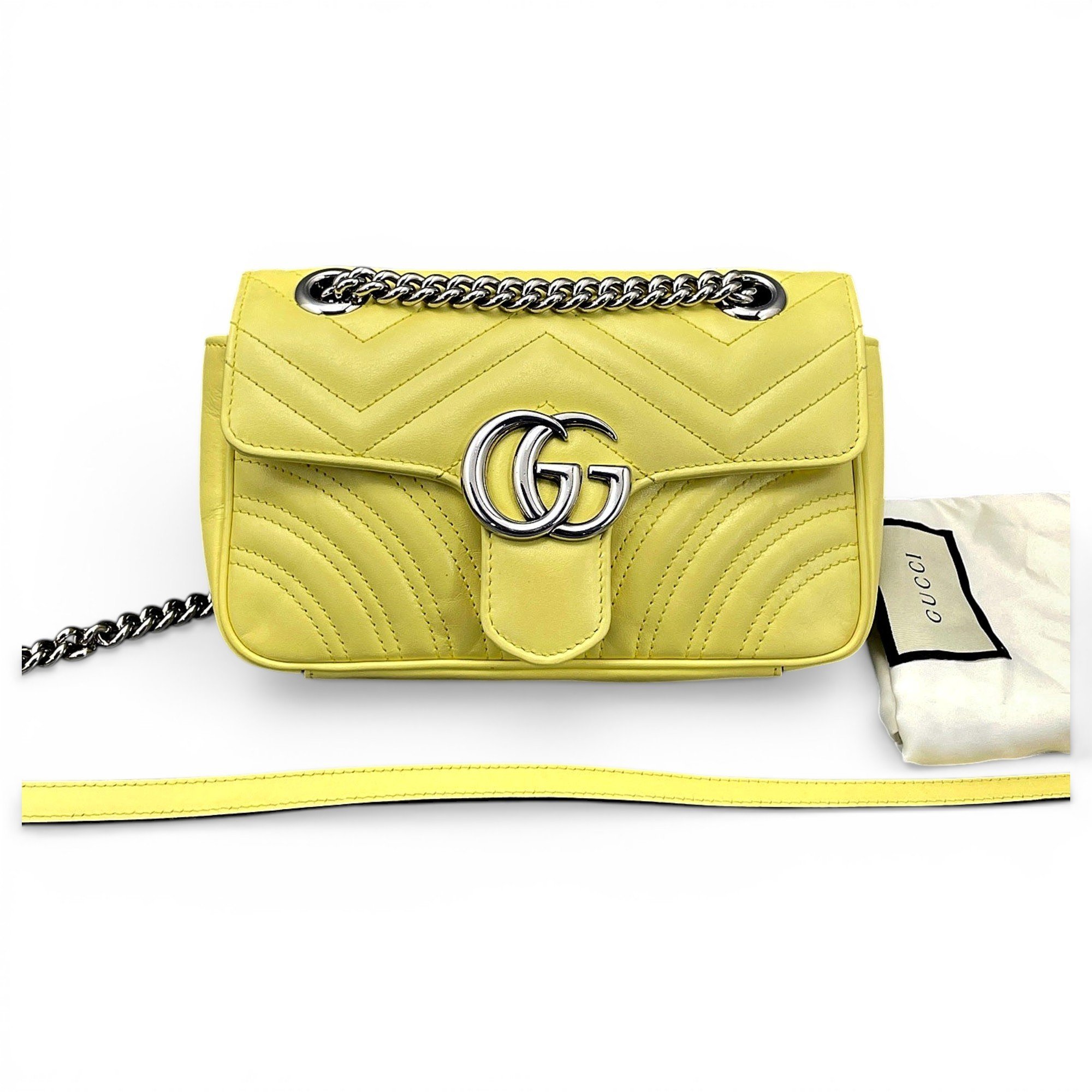 GG Marmont Flap leather crossbody bag