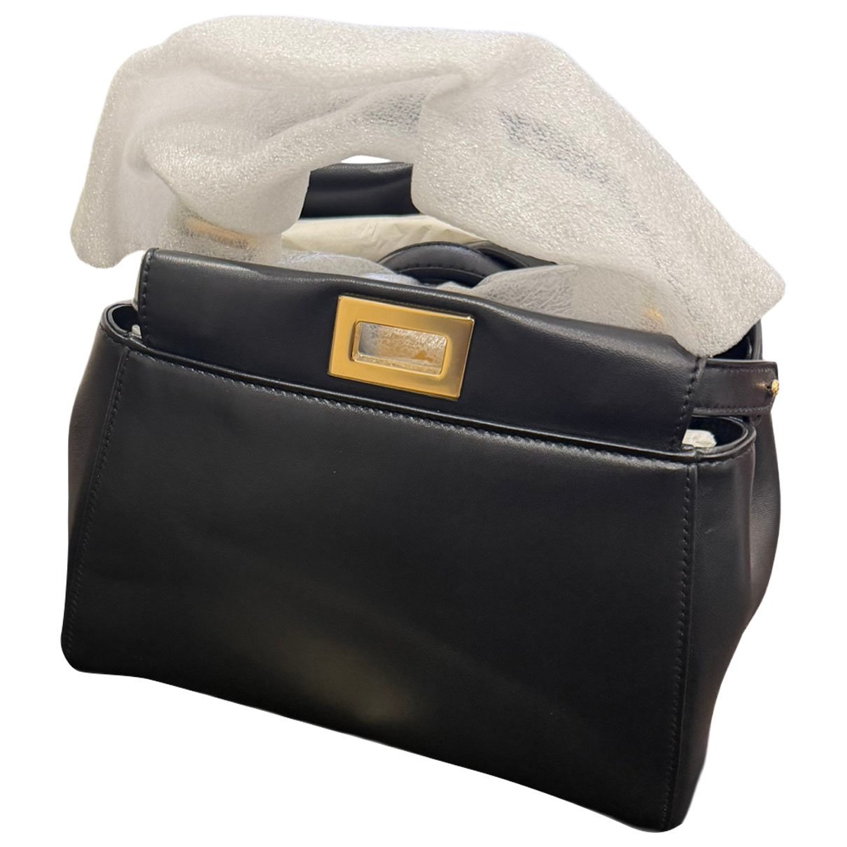 Peekaboo pony-style calfskin handbag