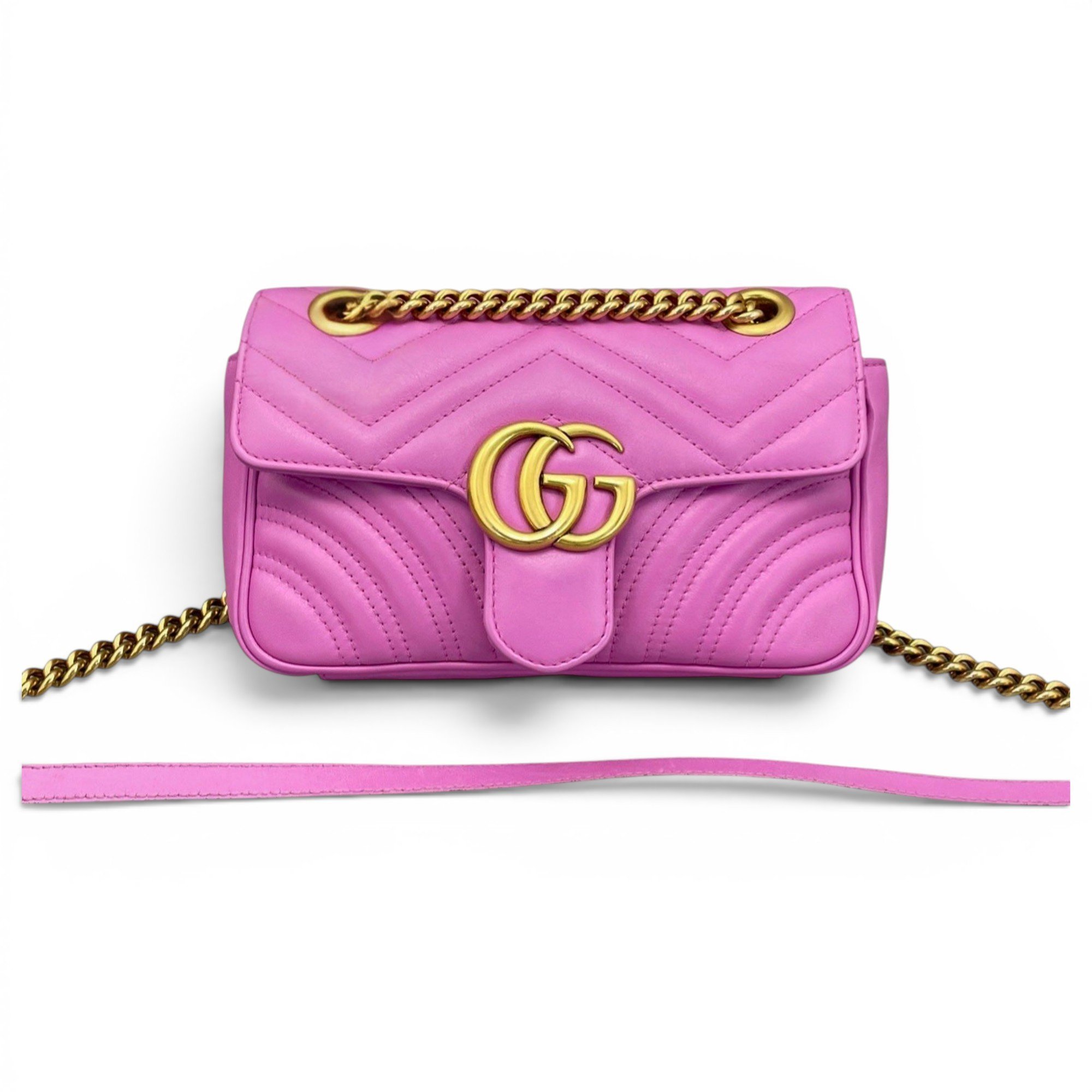 GG Marmont Flap leather crossbody bag