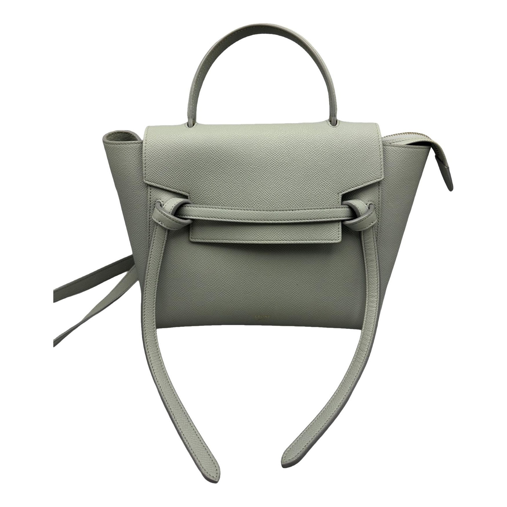 Belt leather handbag