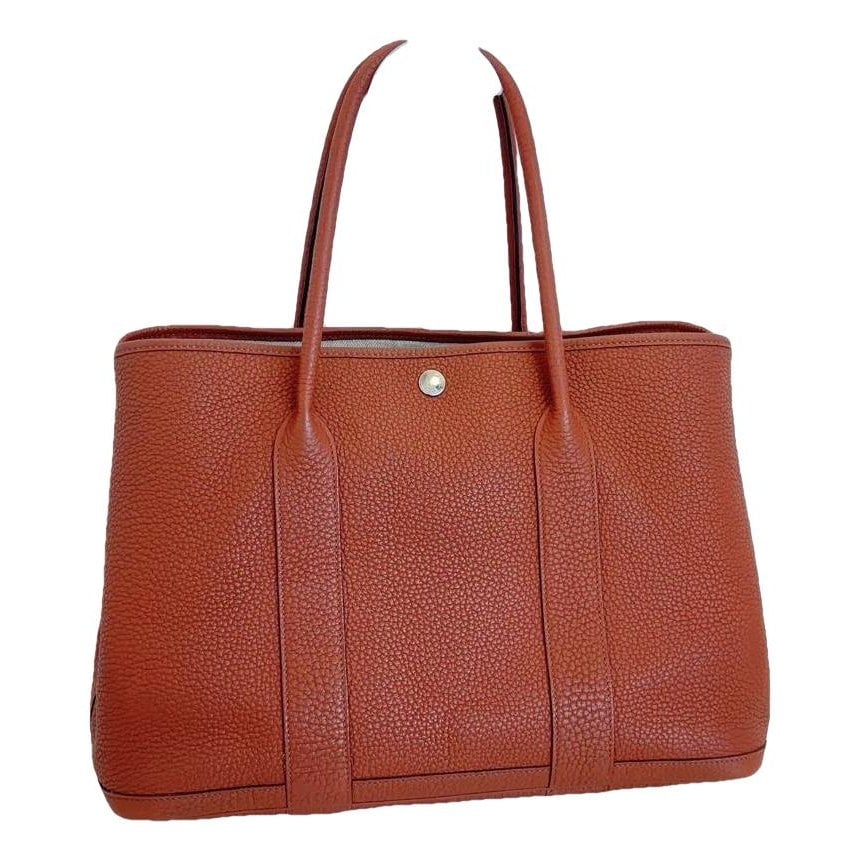 Garden Party leather handbag