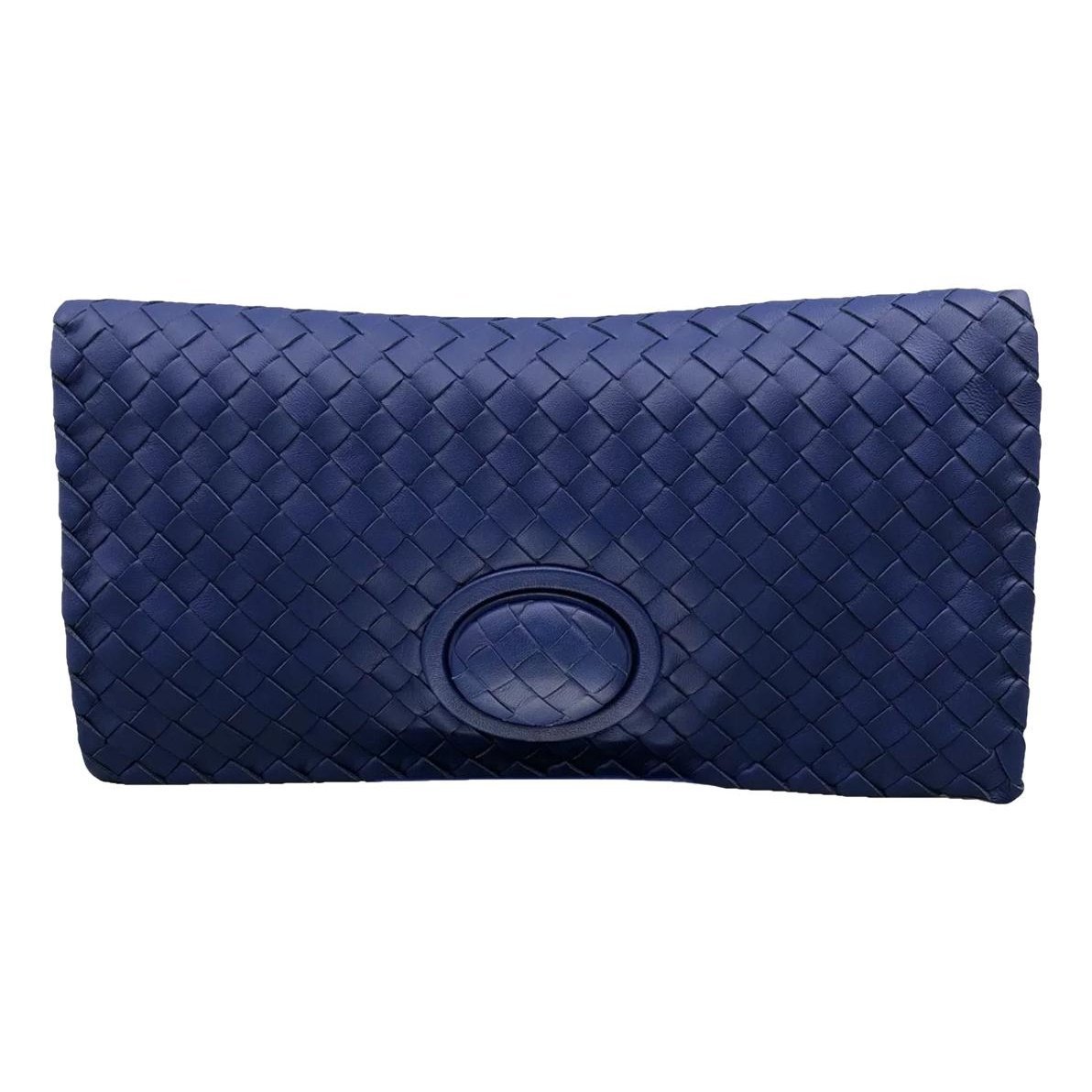 Olimpia leather clutch bag
