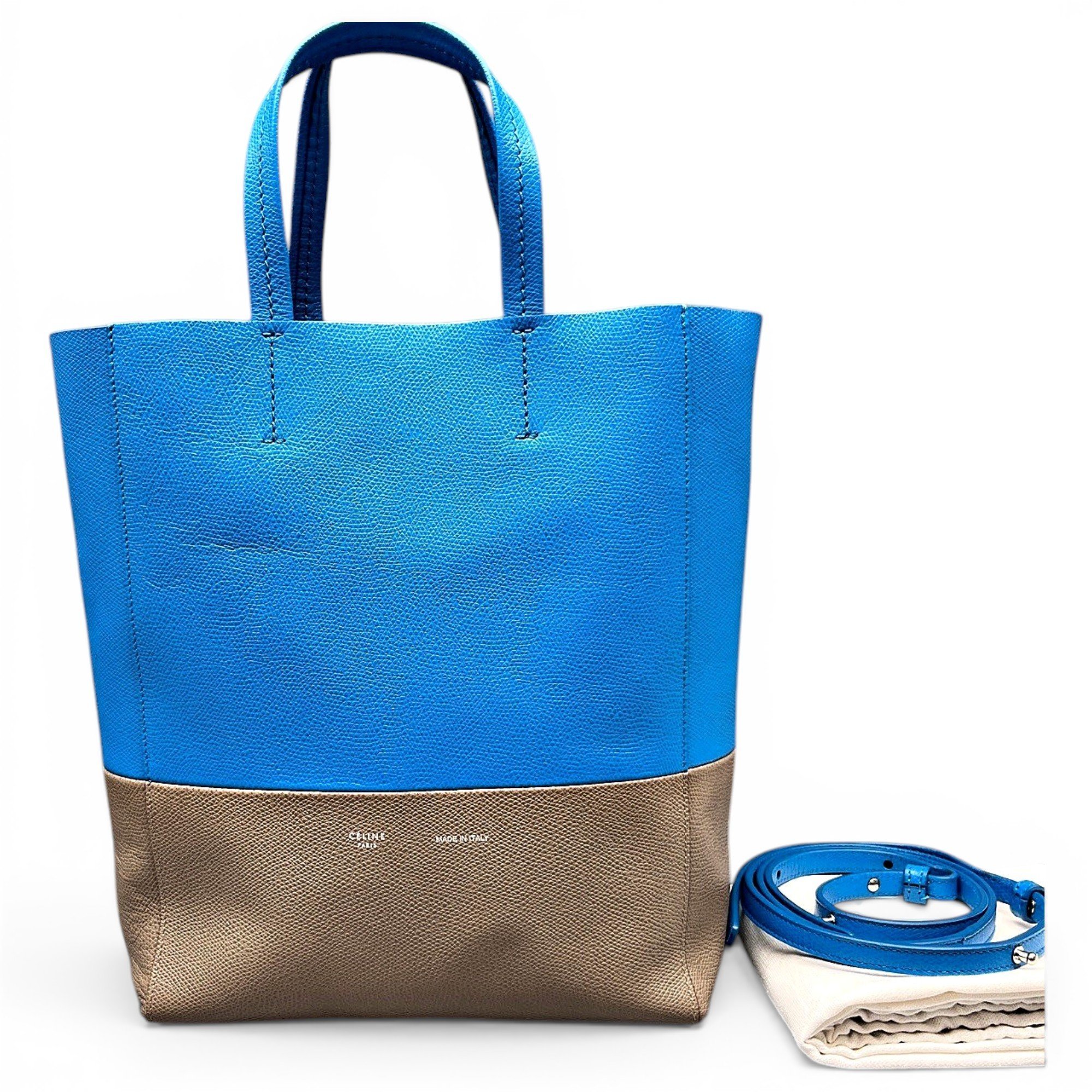 Cabas leather handbag