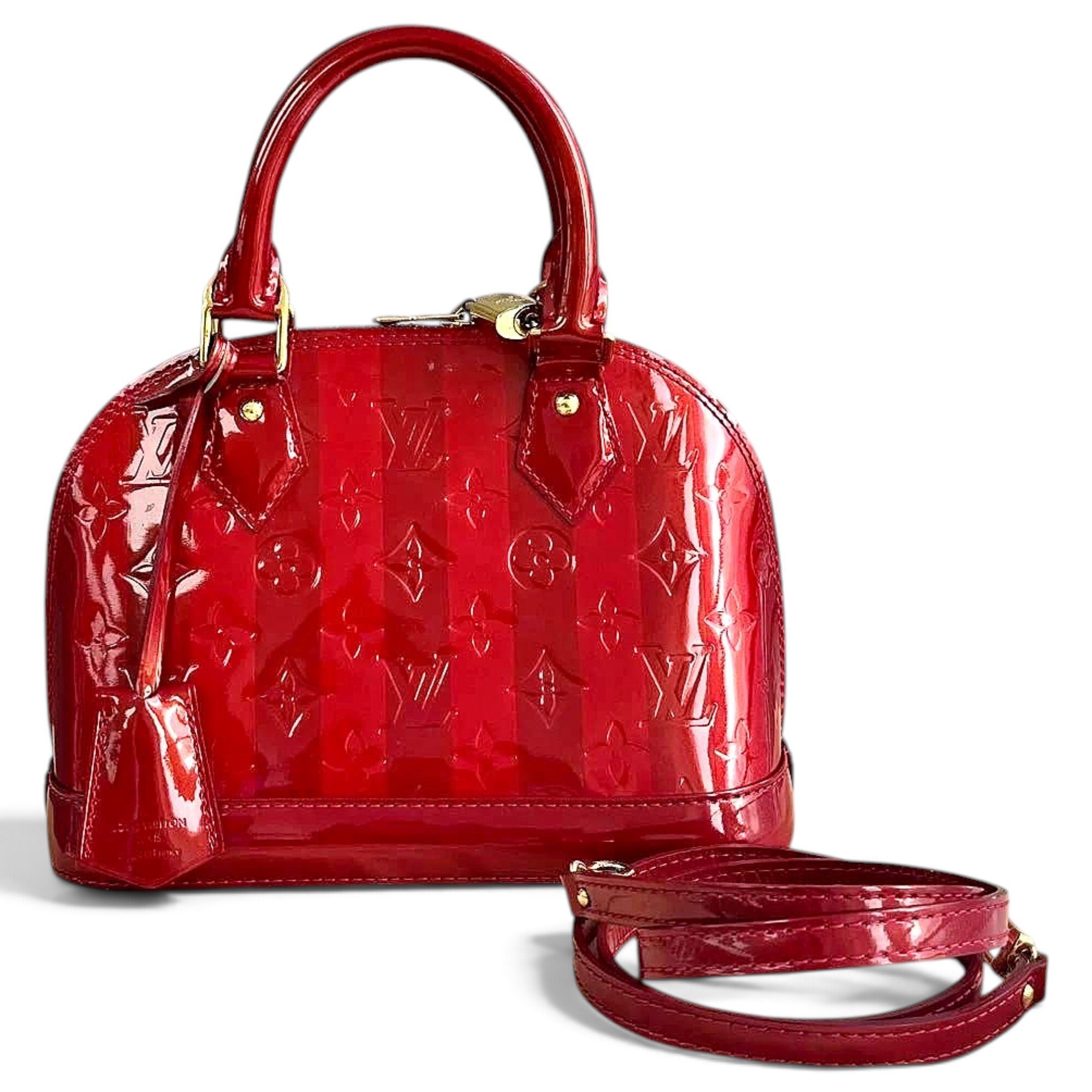 Alma BB patent leather mini bag